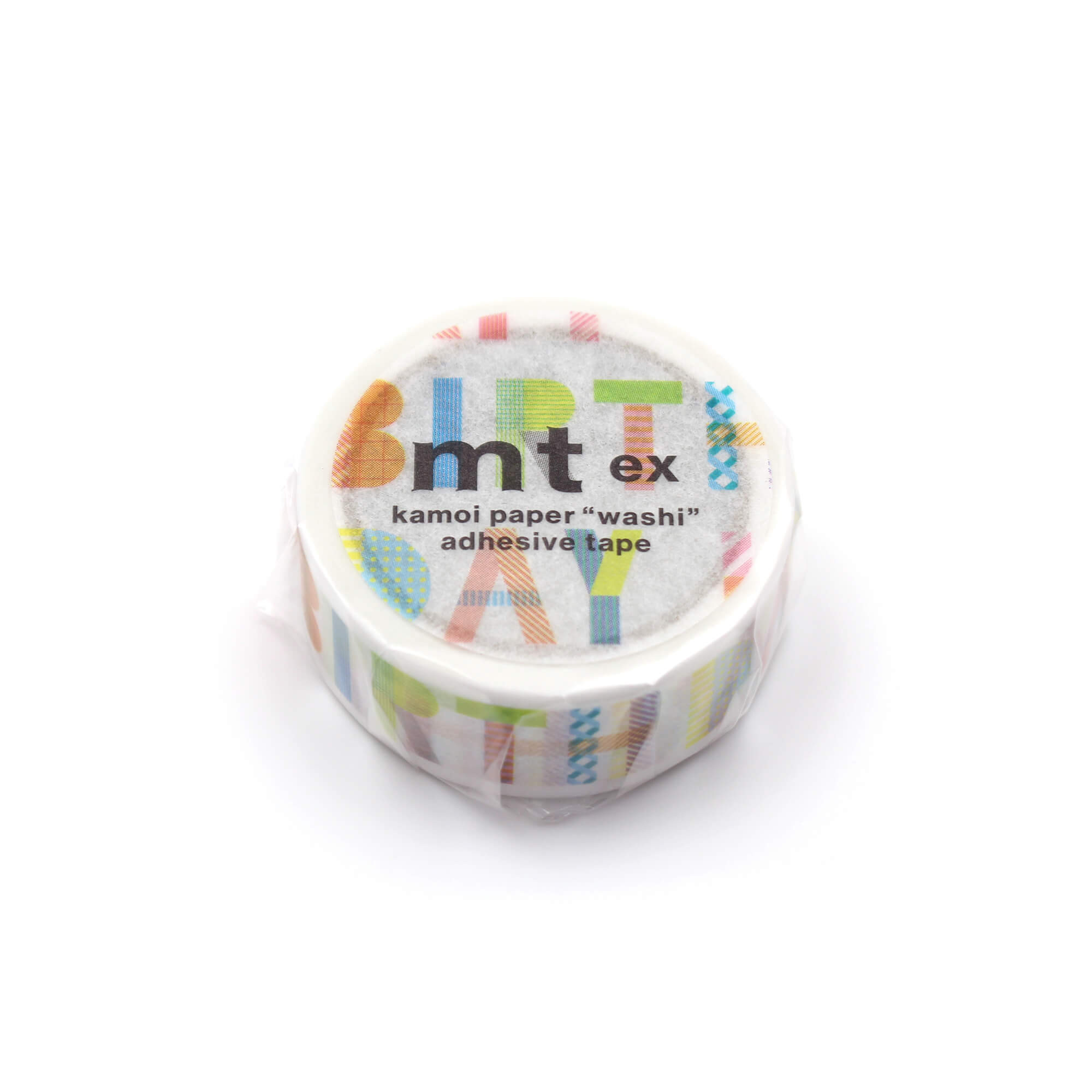 mt ex - Happy Birthday - 15mm Washi Tape