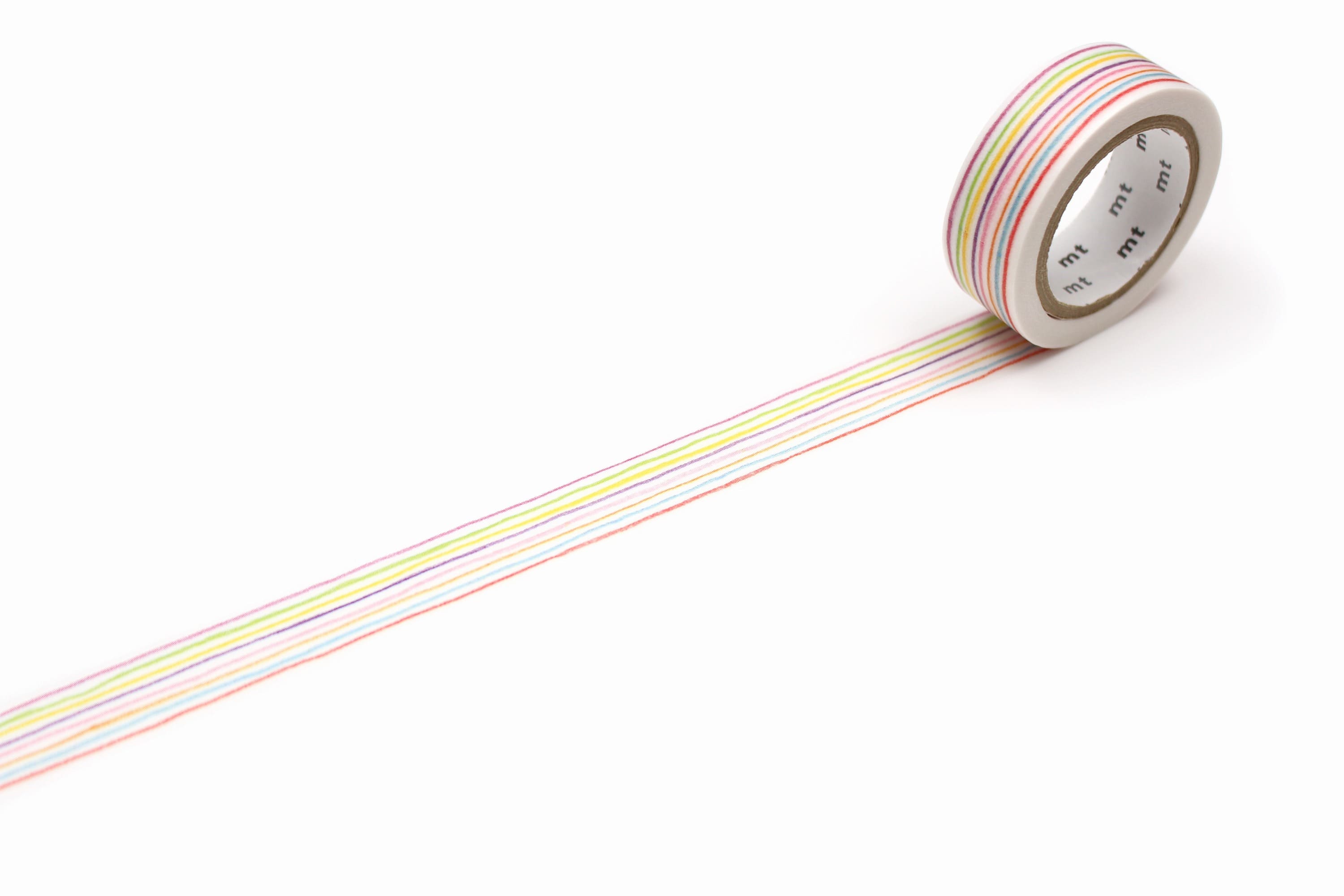 mt ex - Iro Enpitsu Border - 15mm Washi Tape