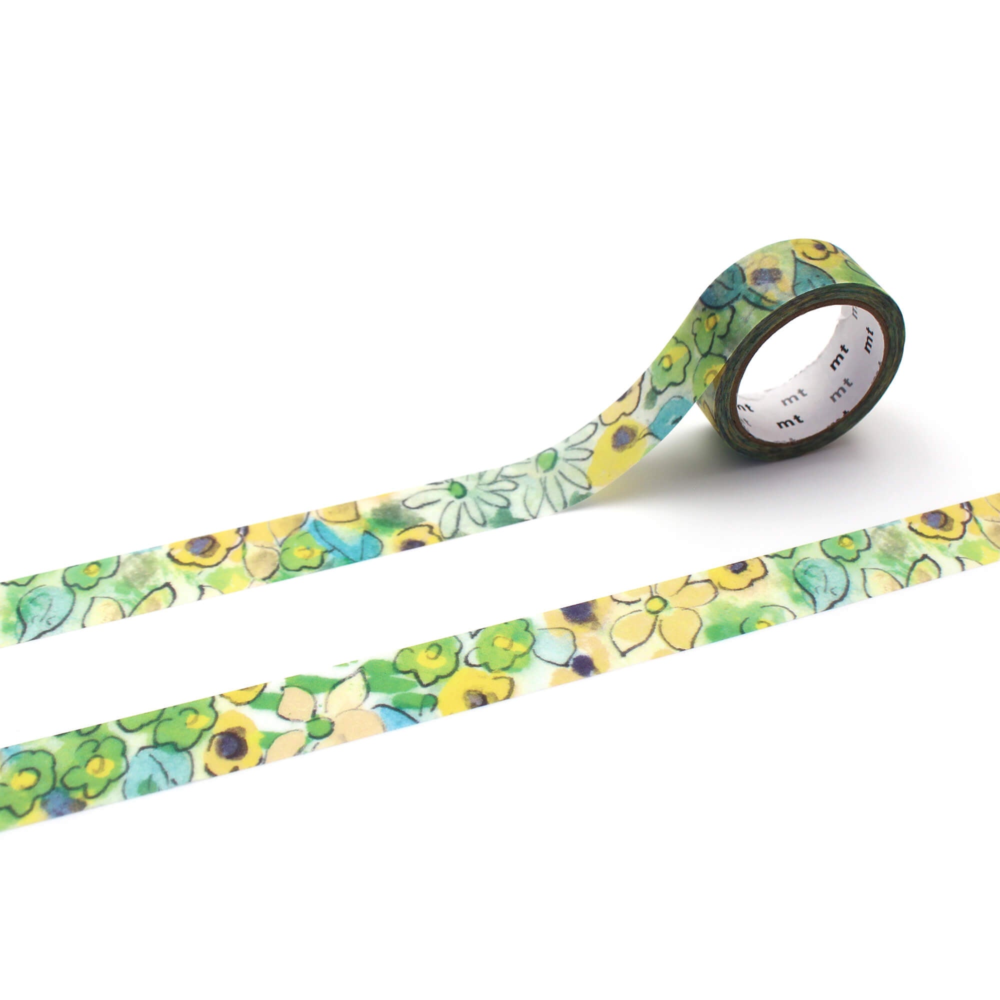 mt x Isabelle Boinot - Flower Patterns - 15mm Washi Tape