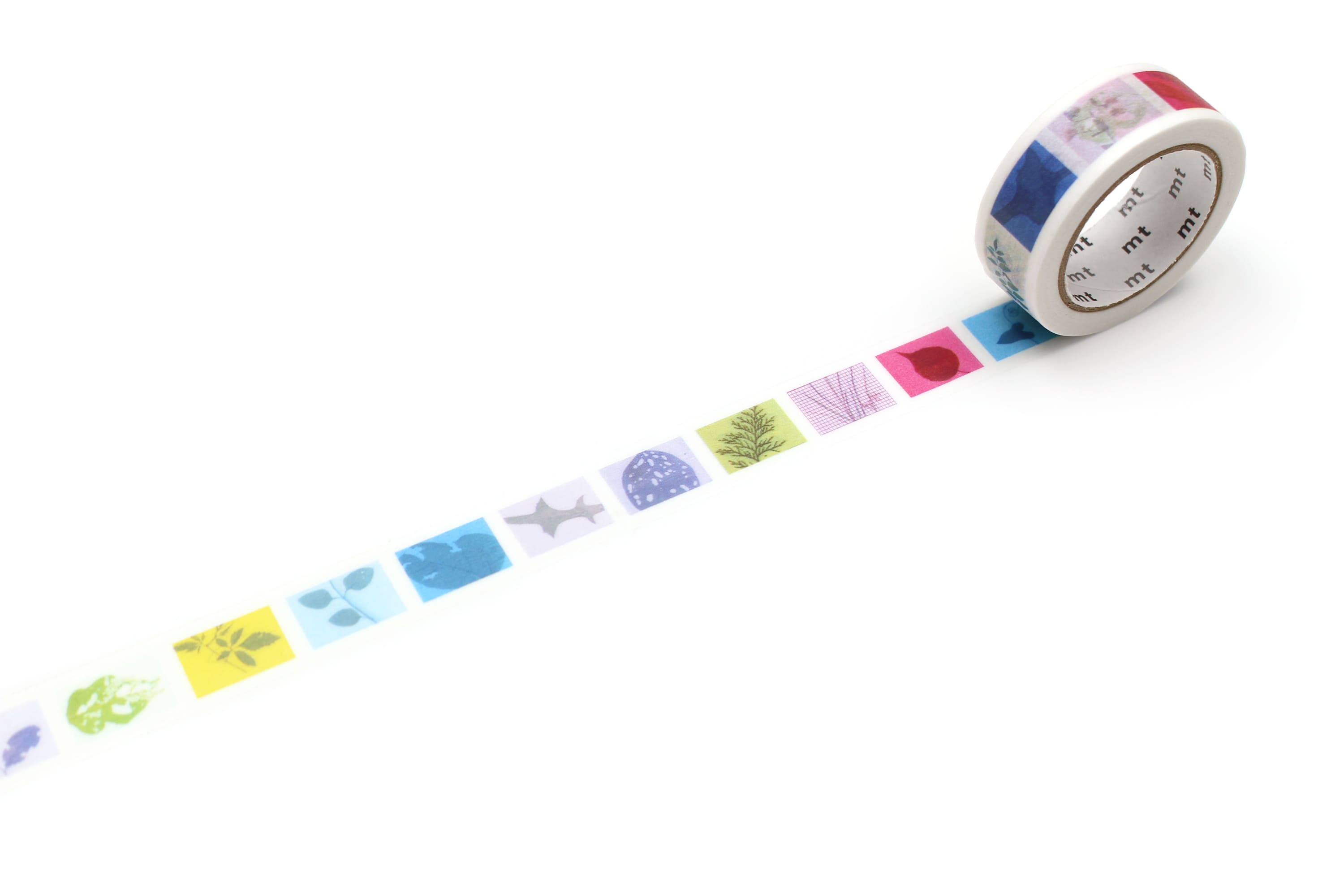 mt x Island Universe - Flags Leafs L - 15mm Washi Tape