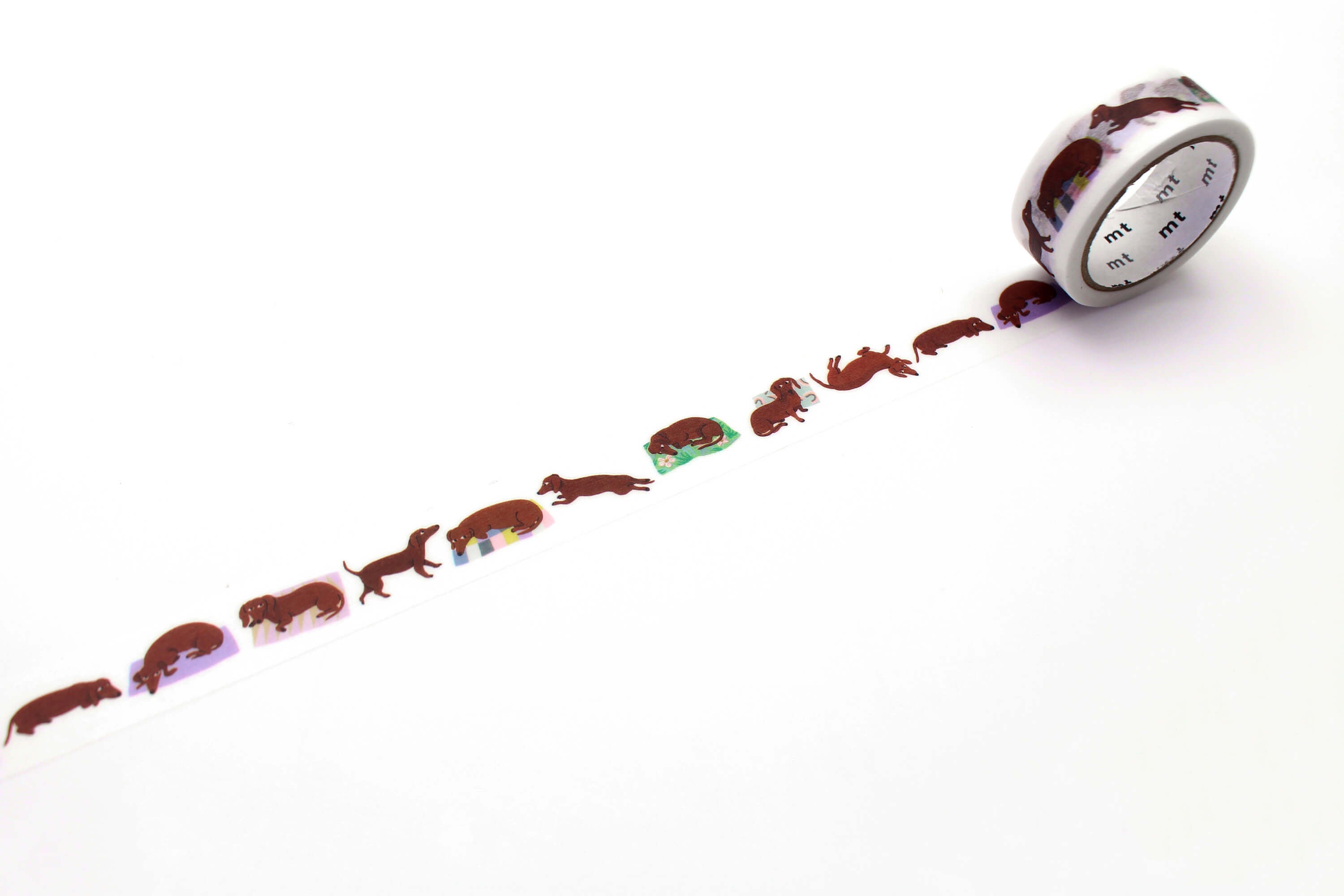 mt x Léa Maupetit - Sausage Dog - 15mm Washi Tape