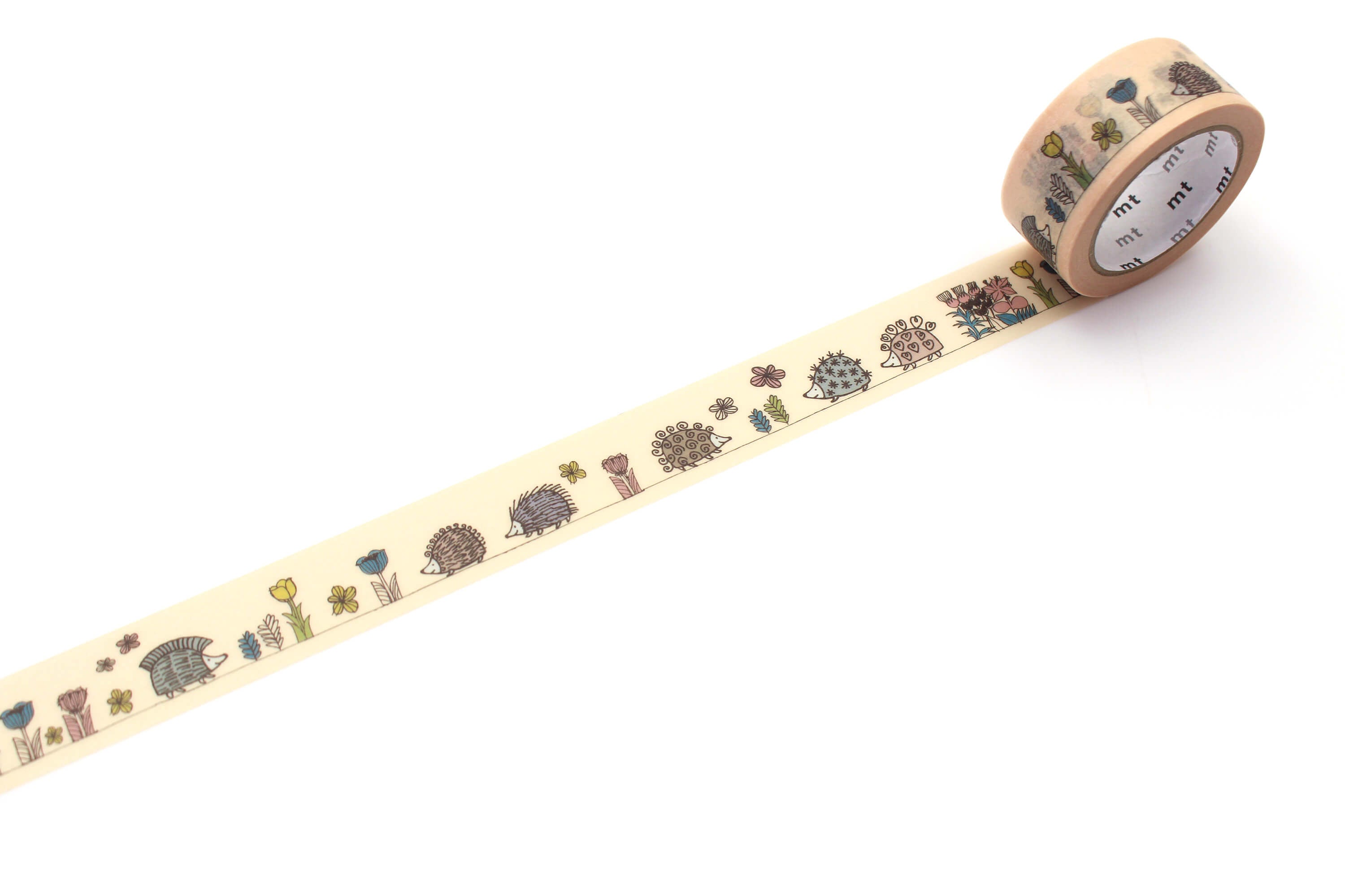 mt x Lisa Larson - Hedgehog Garden - 15mm Washi Tape