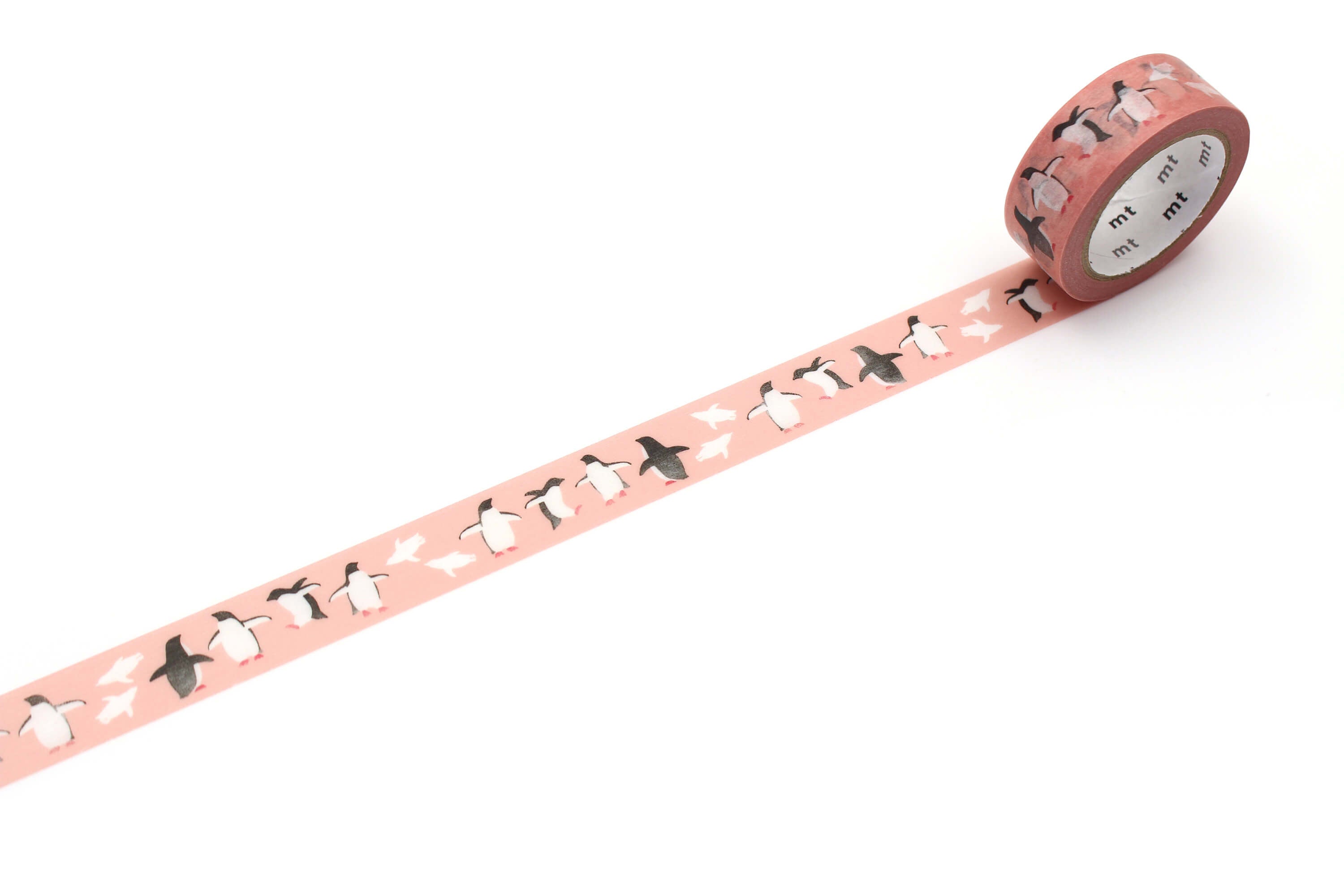 mt x Maruichikyu - Adelie Penguin - 15mm Washi Tape
