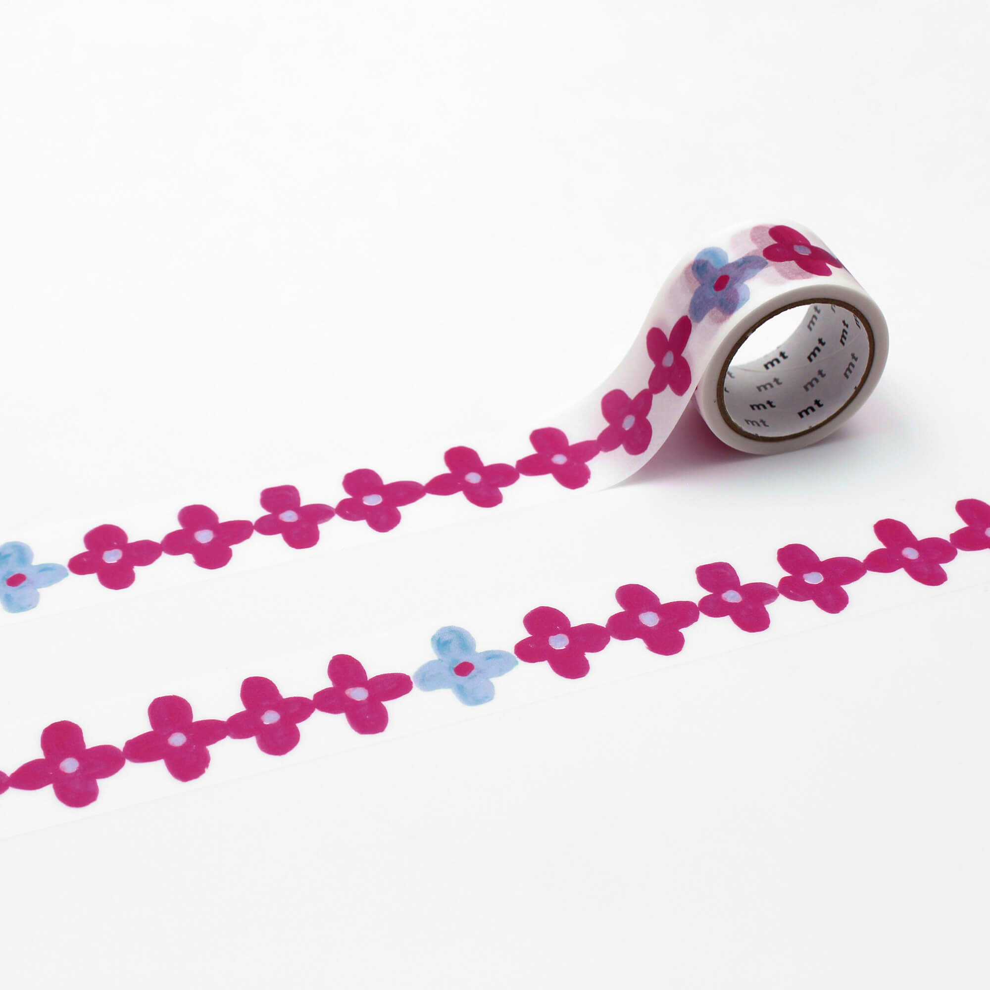 mt x Makoto Matsubayashi - Flower Ornament - 15mm Washi Tape