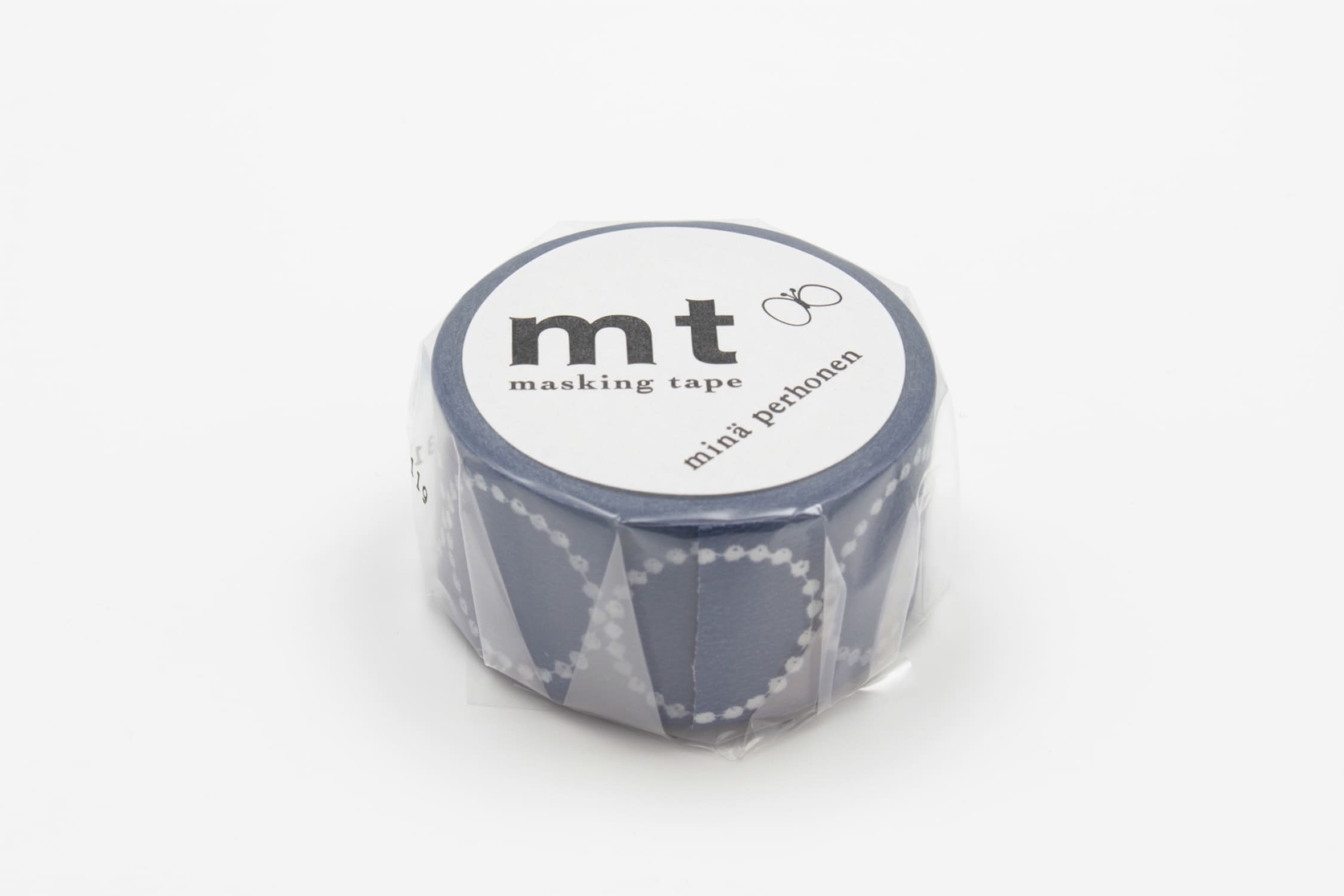 mt x Mina Perhonen - Tambourine Petit Navy - 25mm Masking Tape