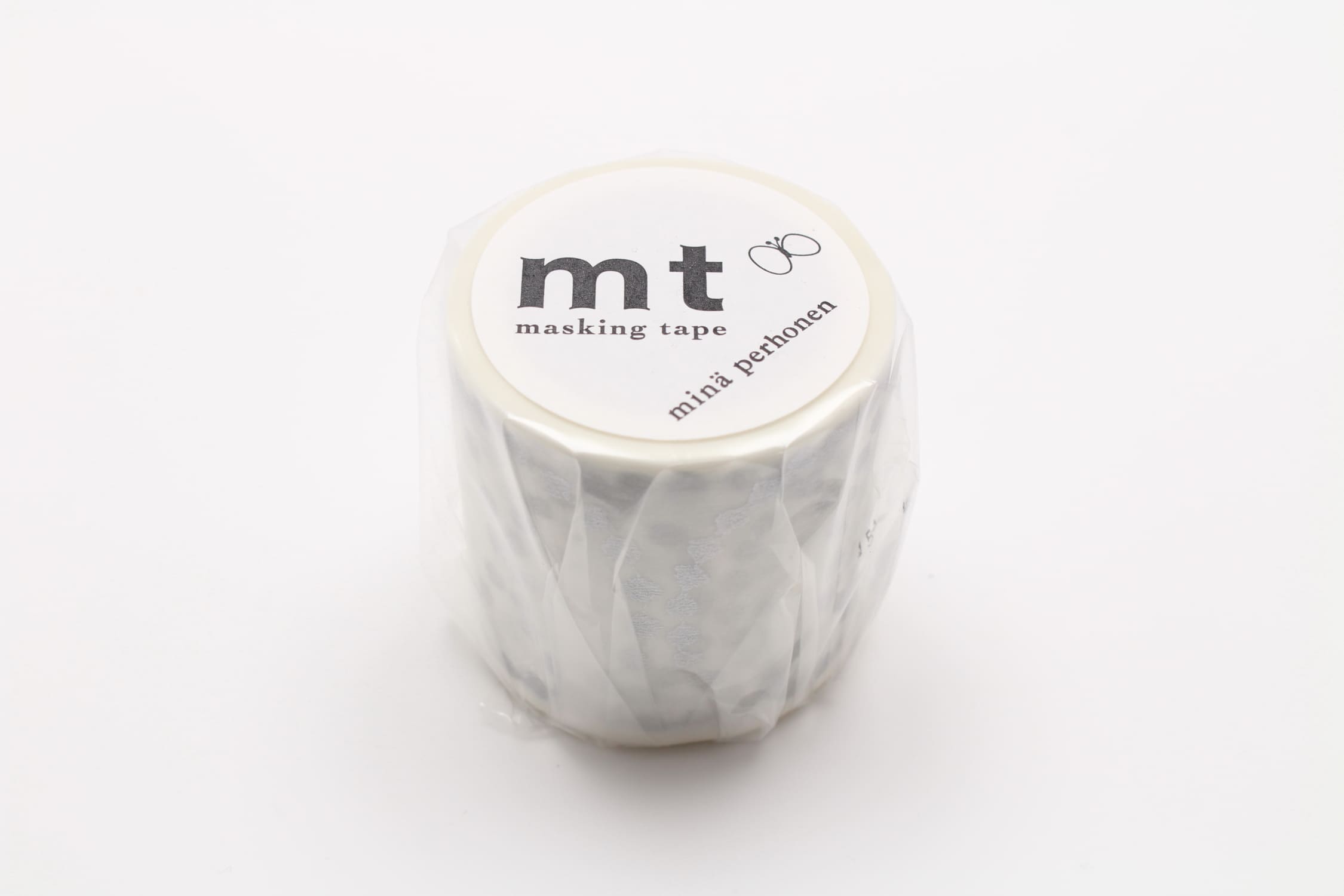 mt x Mina Perhonen - Tambourine Grande Silver - 48mm Washi Tape