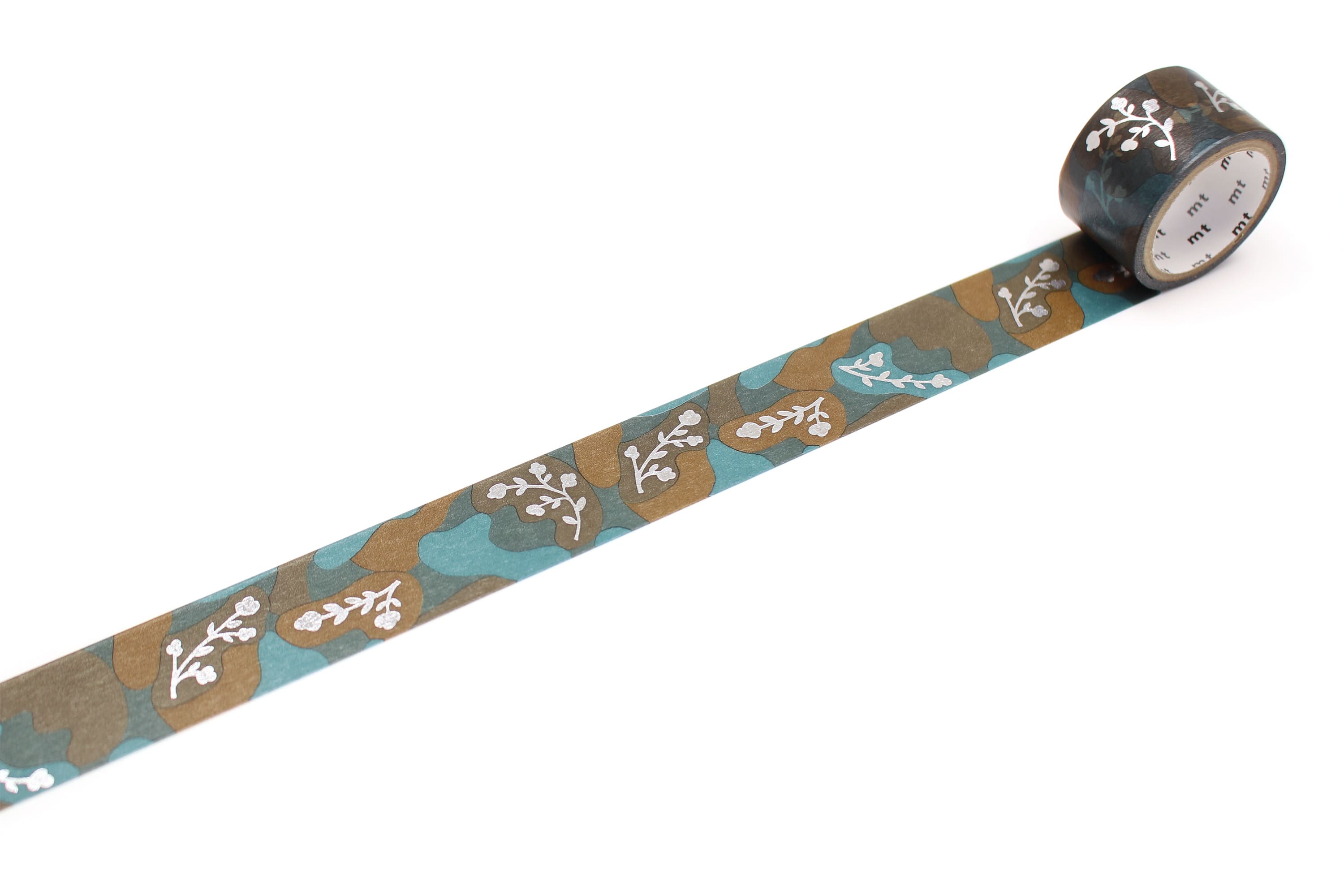 mt x Mina Perhonen Foil Stamping - Sleeping Flower - 24mm Washi Tape