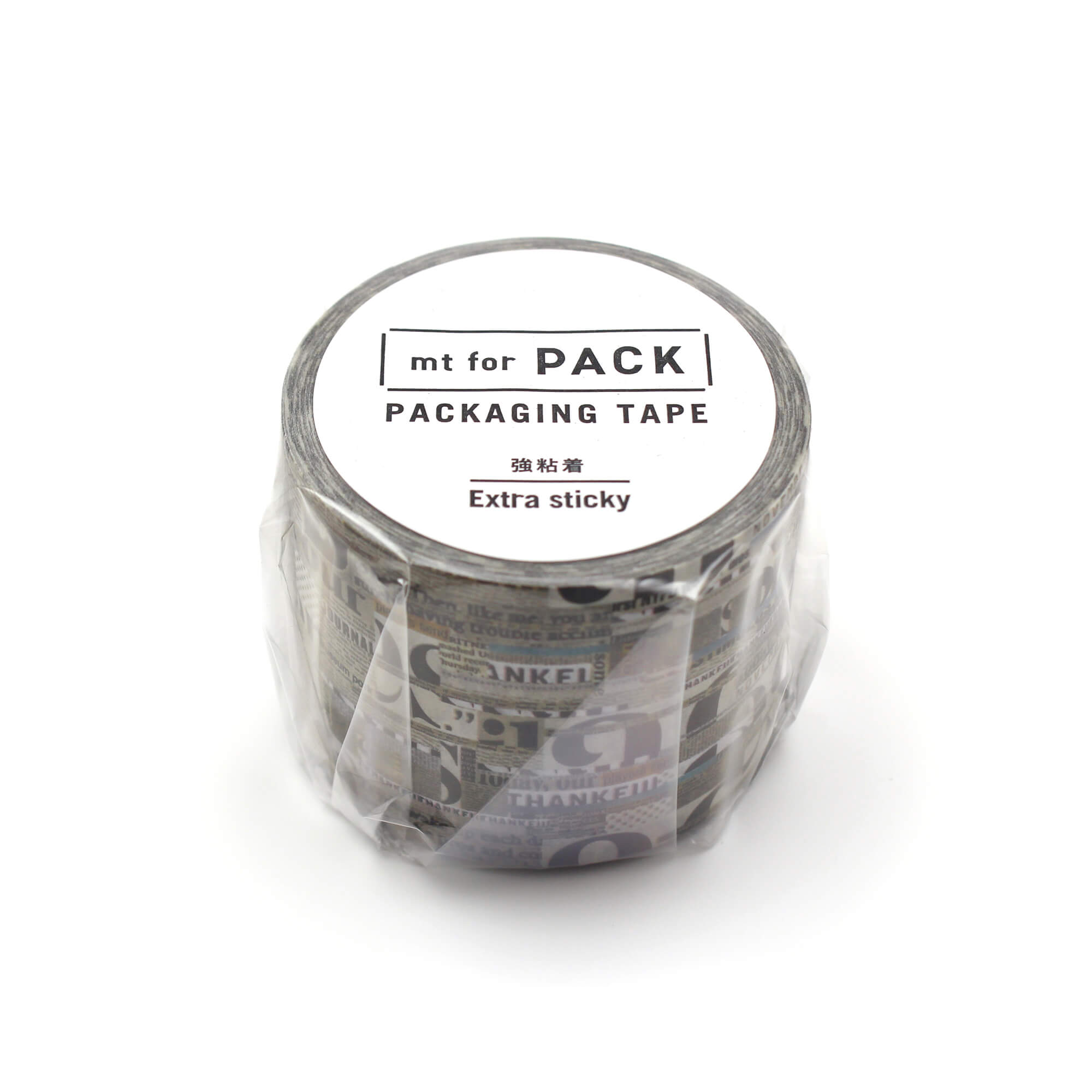 mt for pack - English Newspaper Collage - 45mm Packing Tape