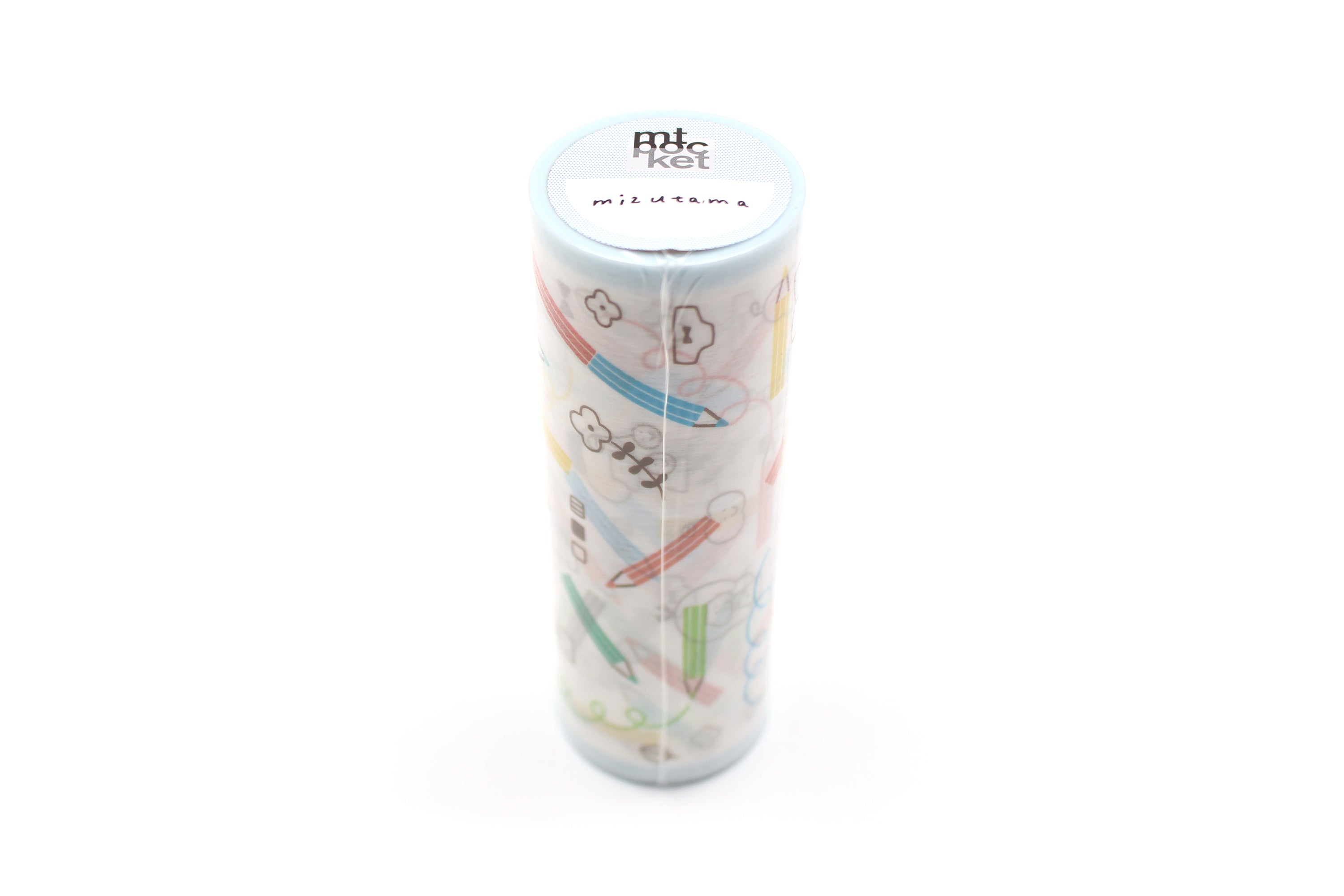 mt Pocket x Mizutama - Colored Pencil - 115mm Washi Tape