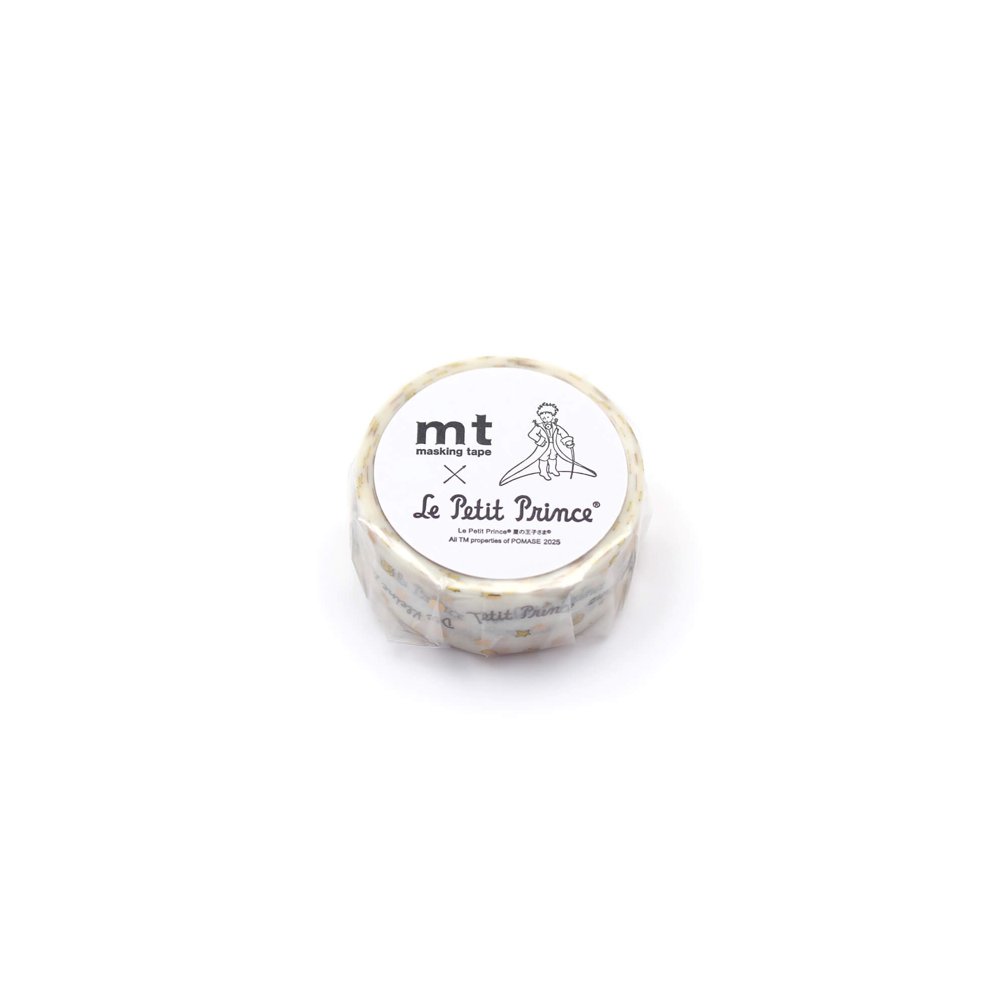 mt x Le Petit Prince Foil Stamping - The Little Prince title wave - 15mm Washi Tape