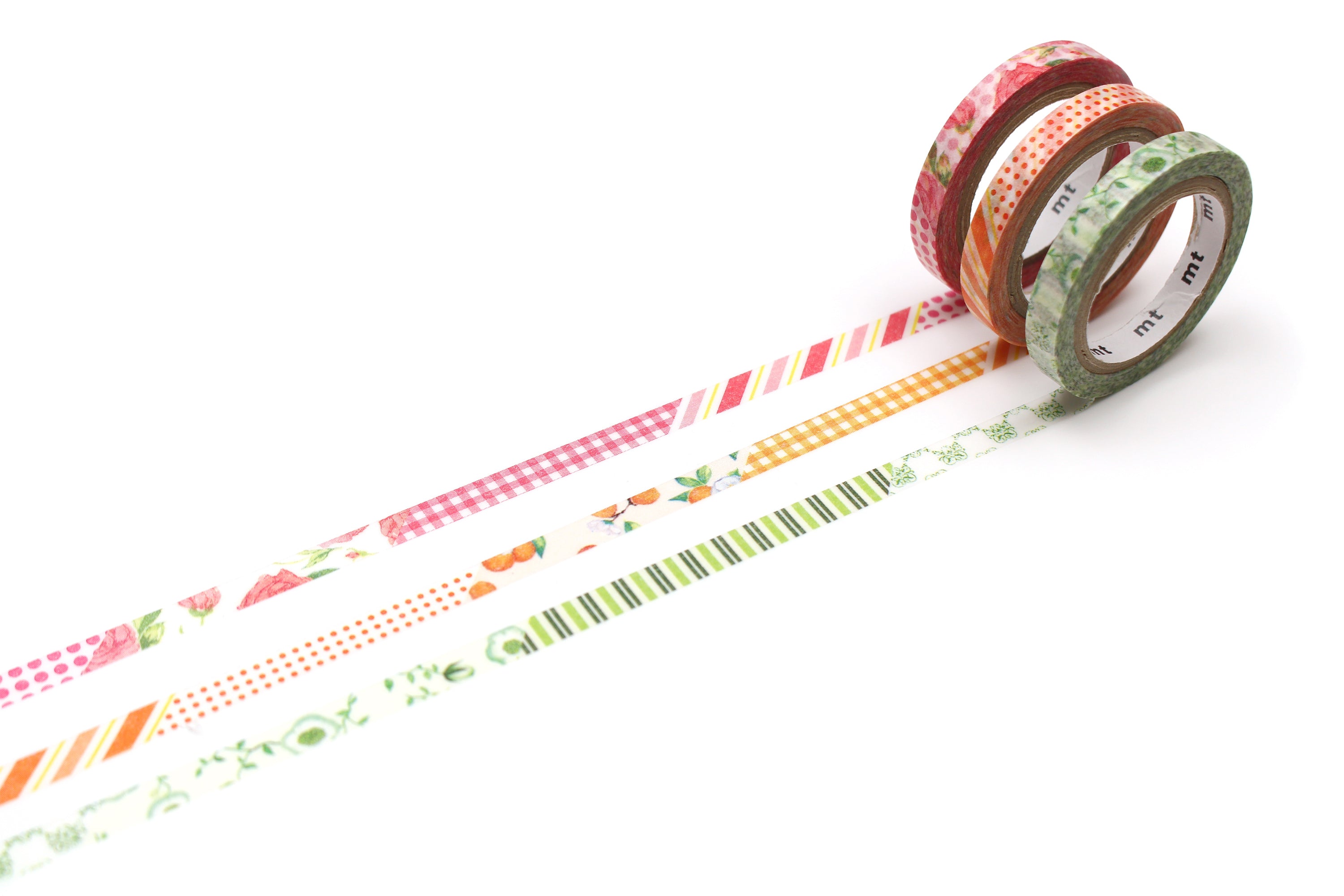 mt Basic - Slim Deco D - 3 rolls Washi Tape