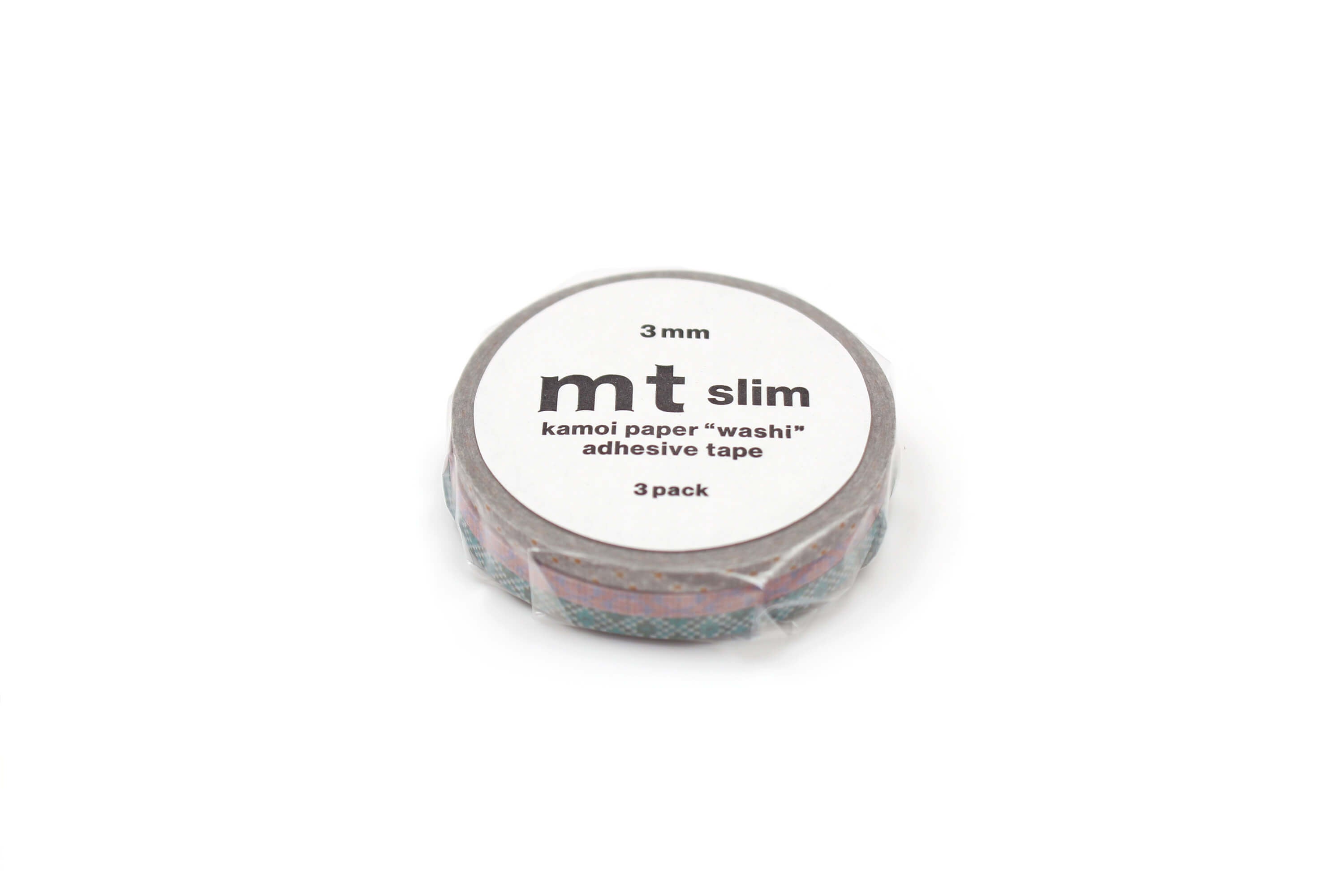 mt Basic - Slim Flower - 3 rolls Washi Tape