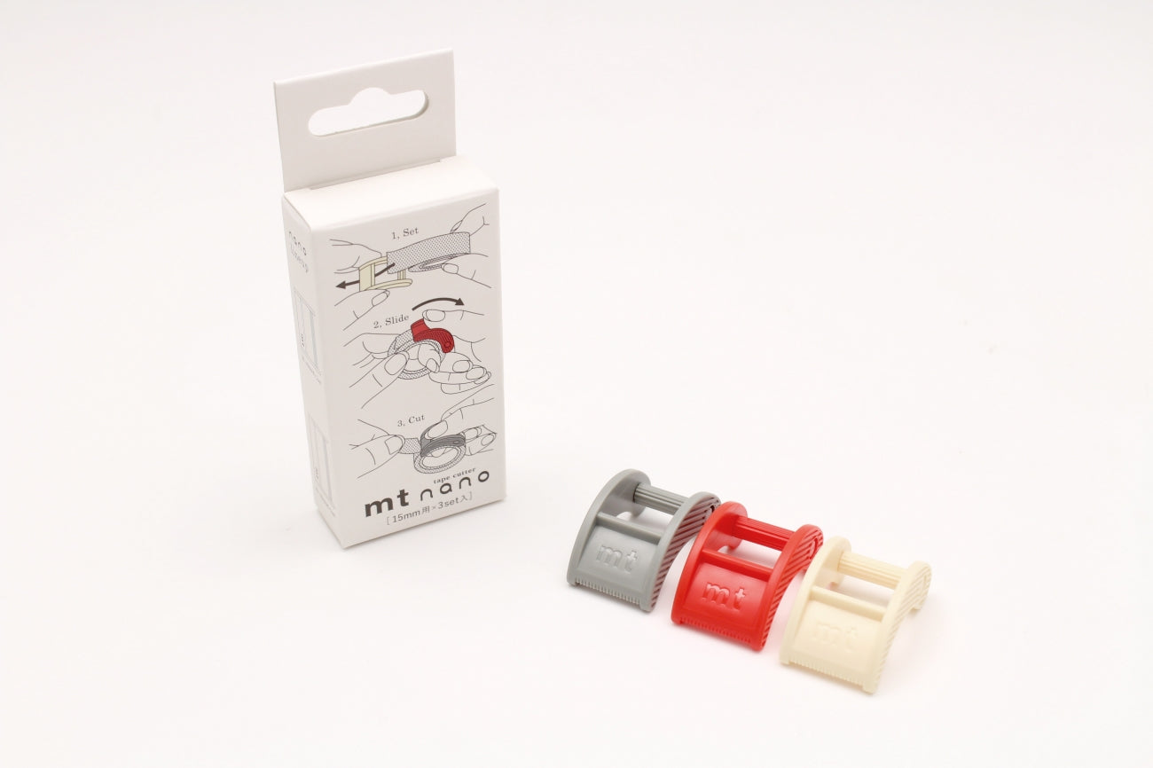 mt Tape Cutter - Nano set of 3 - for 15mm Washi Tape