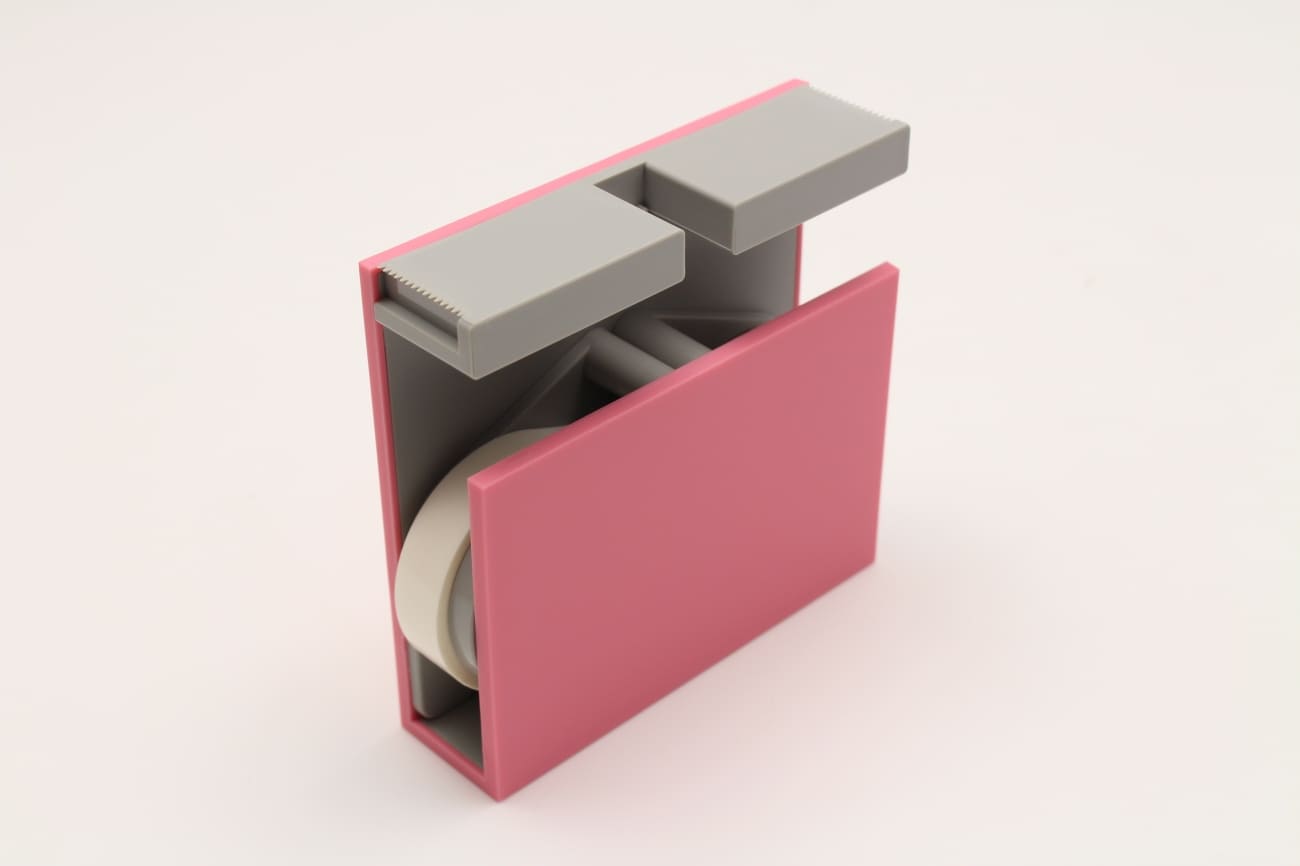 mt Tape Cutter - Twin Cutter Pink x Grey - for 15mm Washi Tape