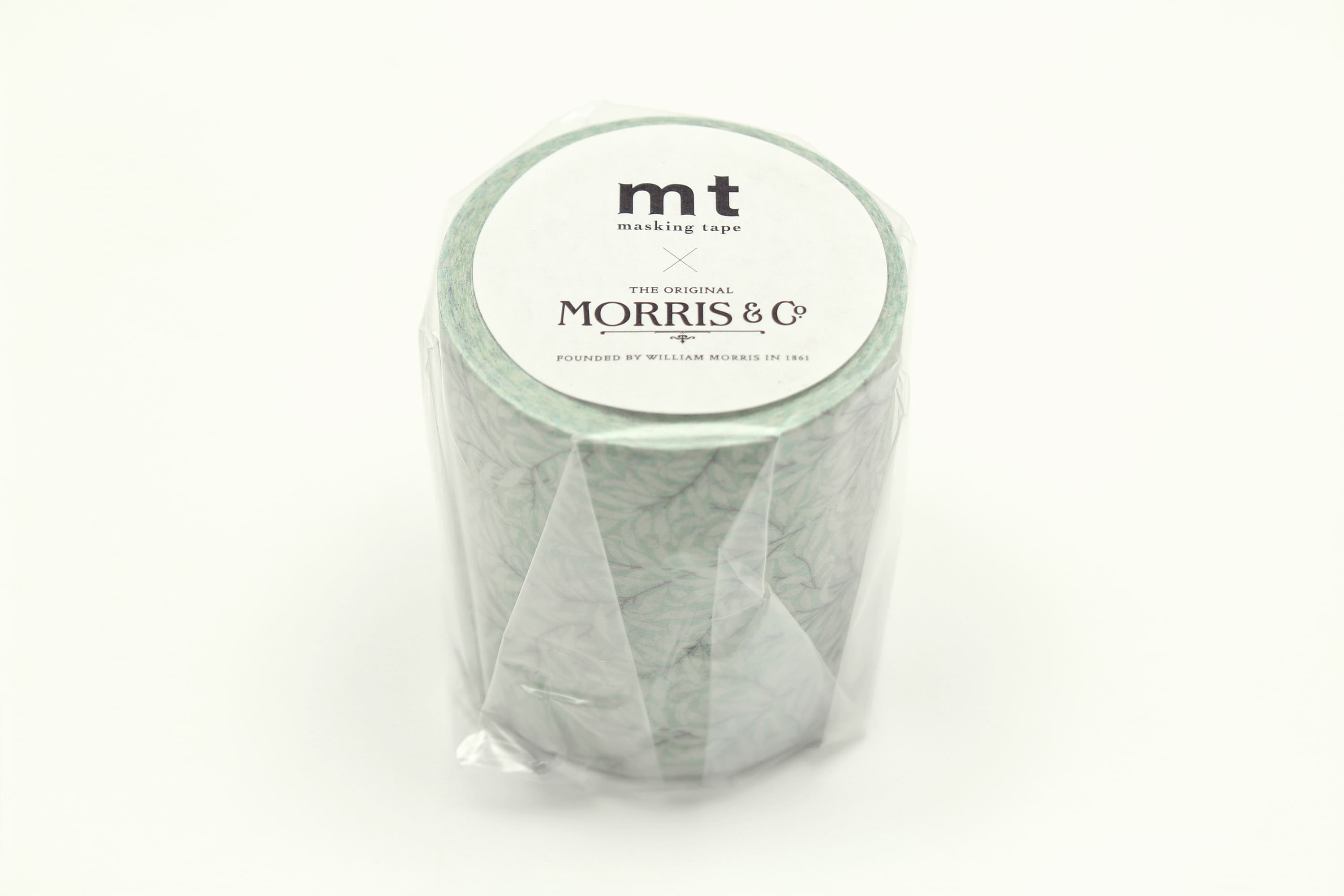 mt x William Morris - Pure Willow Bough Eggshell/Chalk - 20mm Washi Tape