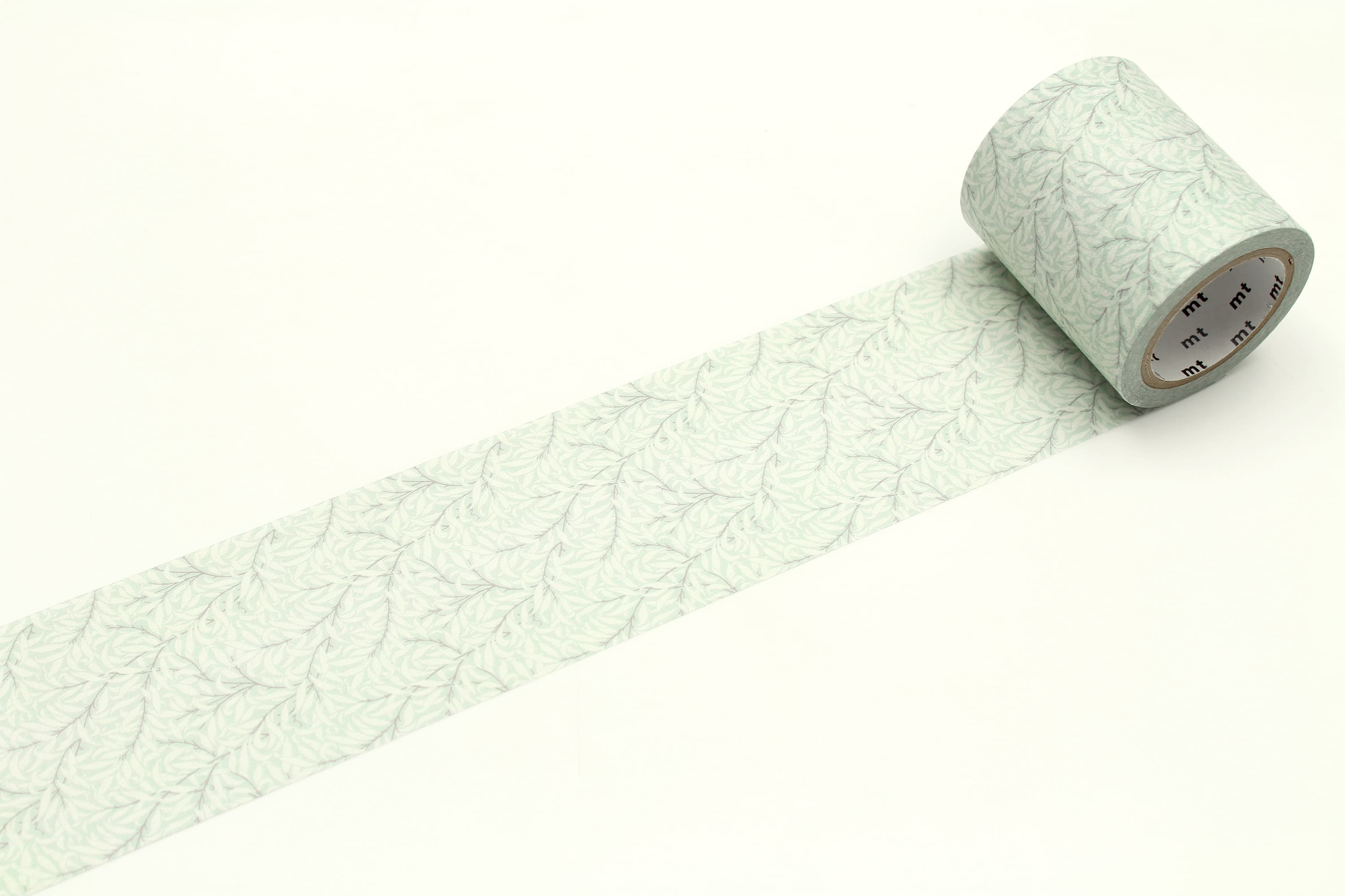 mt x William Morris - Pure Willow Bough Eggshell/Chalk - 20mm Washi Tape