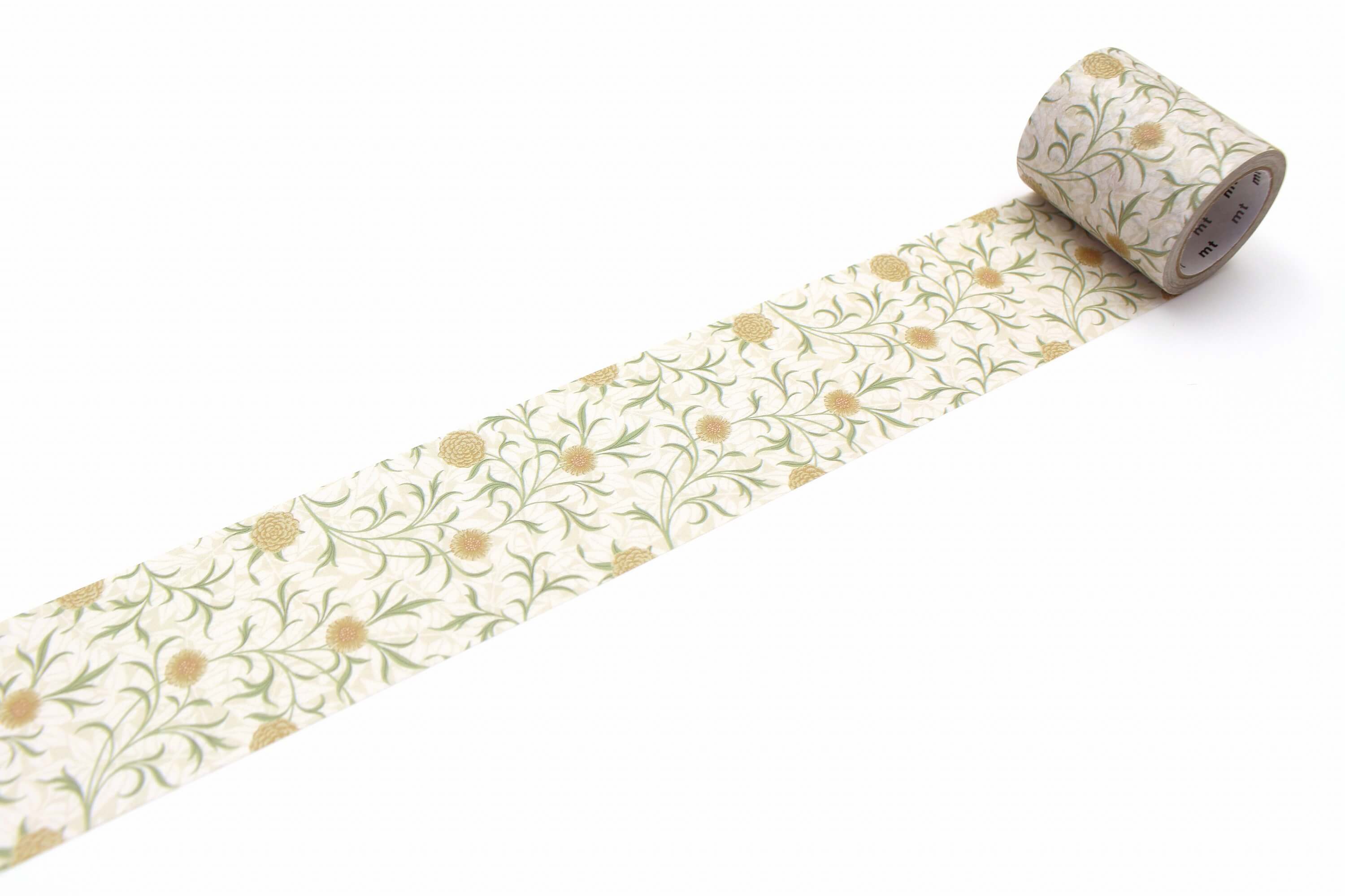mt x William Morris - Scroll and Flower - 50mm Washi Tape