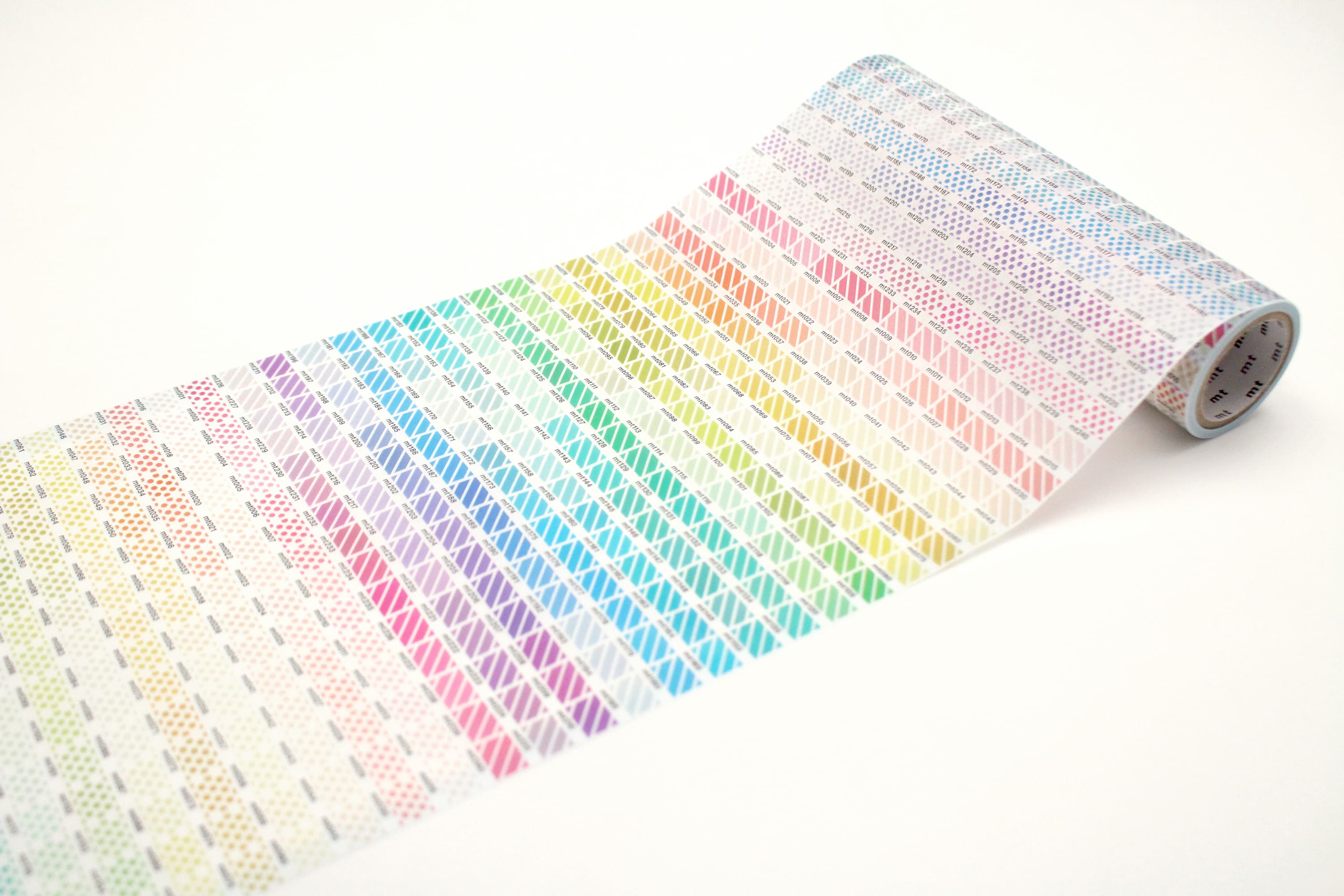 mt Wrap - Colour Chart - 155mm Washi Gift Wrap