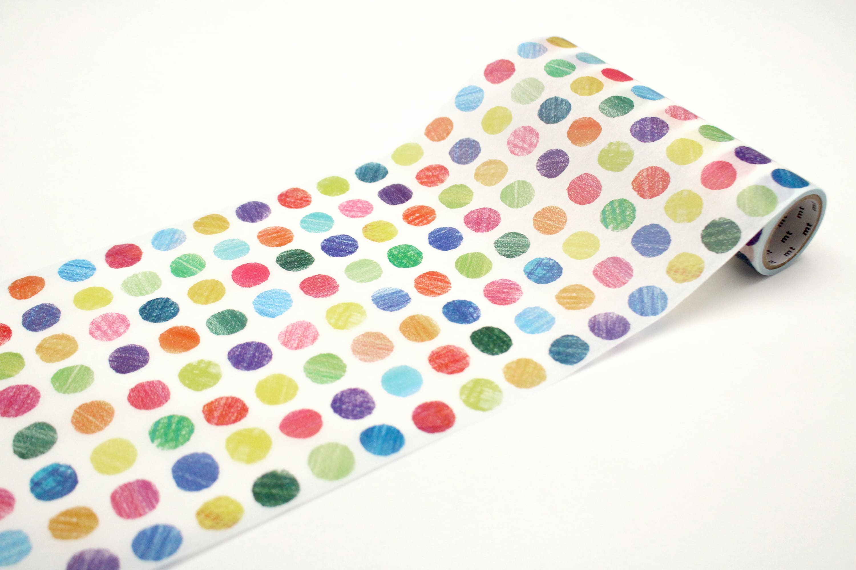 mt Wrap - Colour Pencil Dot - 155mm Washi Gift Wrap