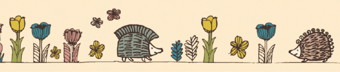 mt x Lisa Larson - Hedgehog Garden - 15mm Washi Tape