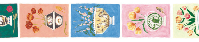 mt x Polly Fern - Flower - 15mm Washi Tape