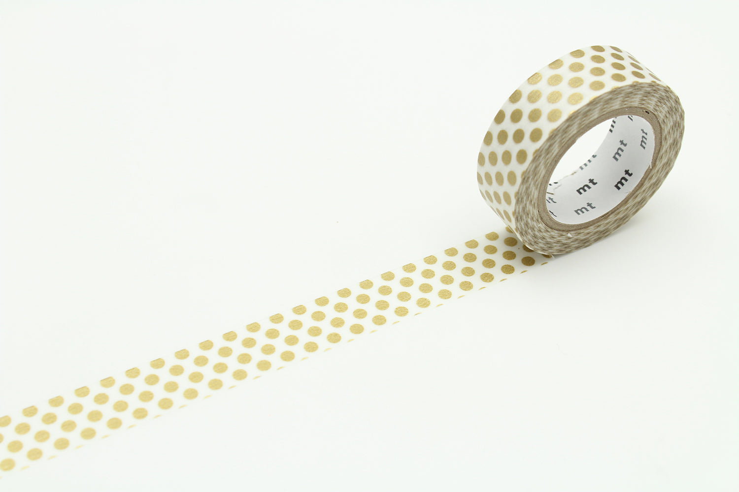 mt Basic - Dot Gold 2 - 15mm Washi Tape