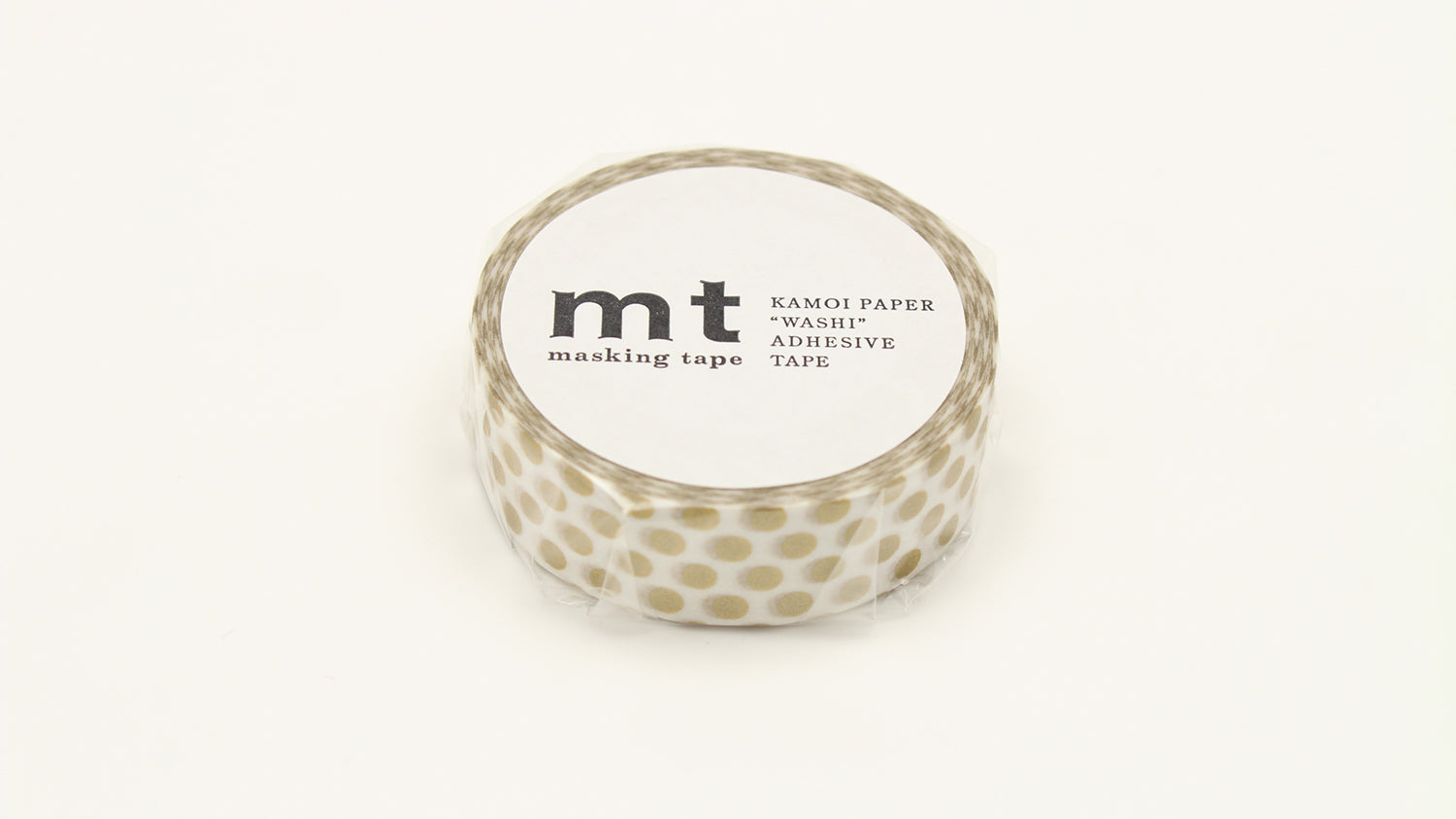 mt Basic - Dot Gold 2 - 15mm Washi Tape