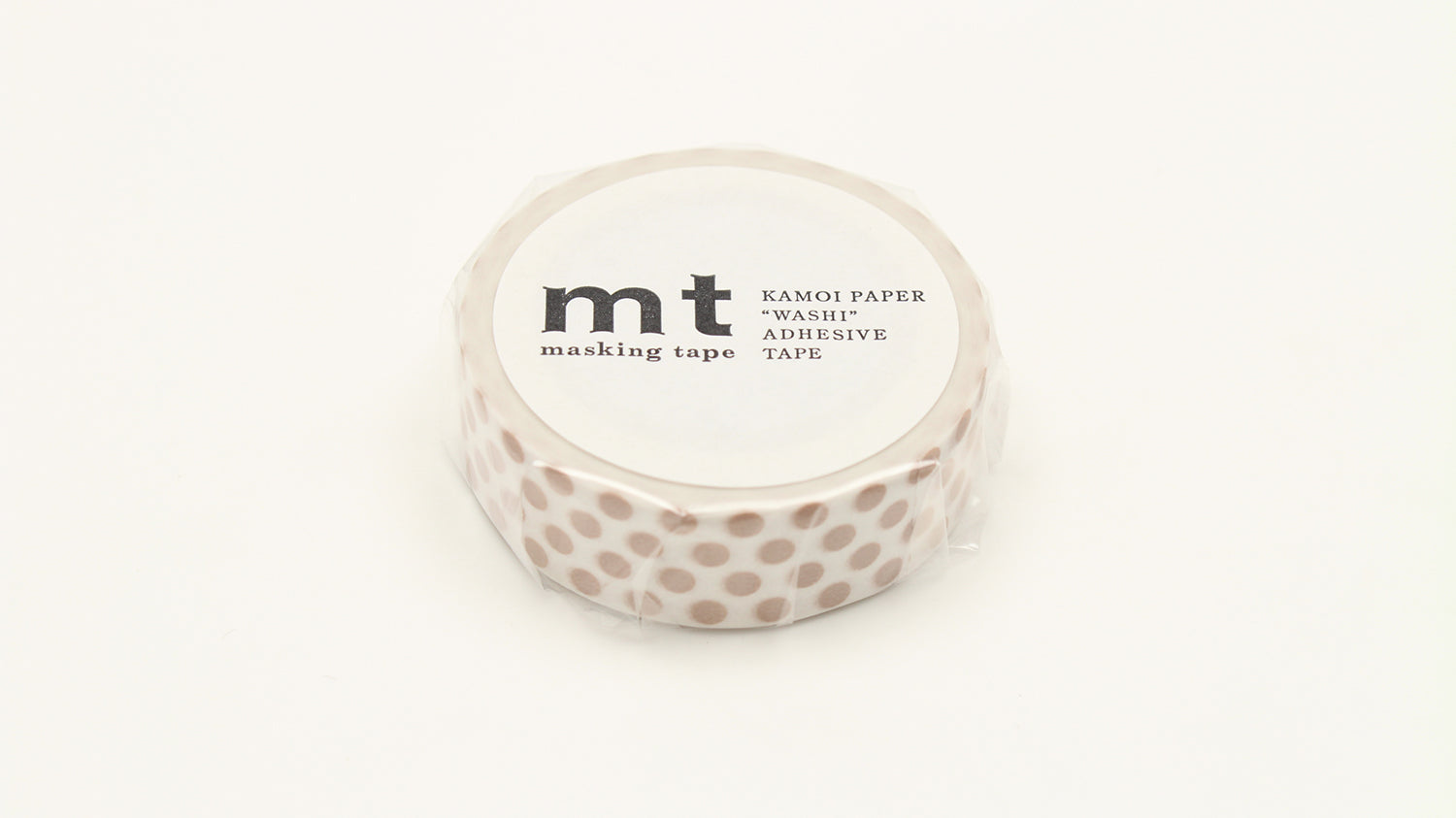 mt Basic - Dot Milk Tea - 15mm Washi Tape