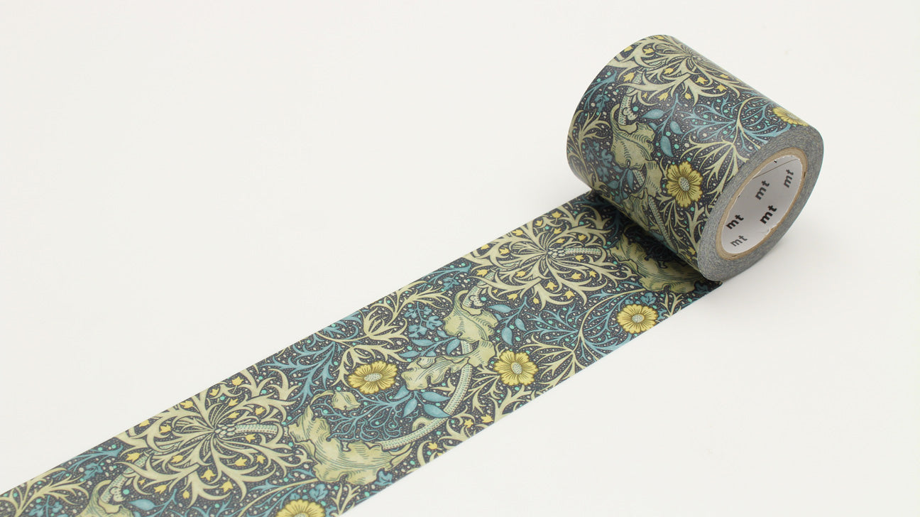 mt x William Morris - Seaweed - 50mm Washi Tape