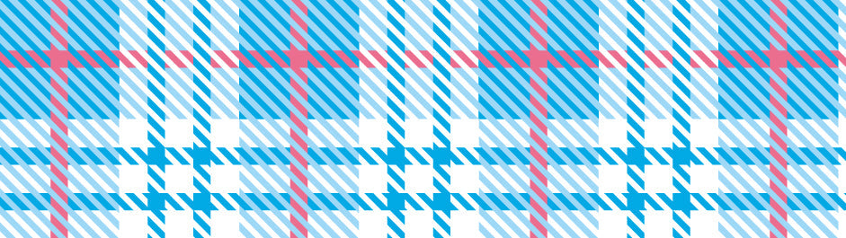 mt Basic - Check Light Blue - 15mm Washi Tape