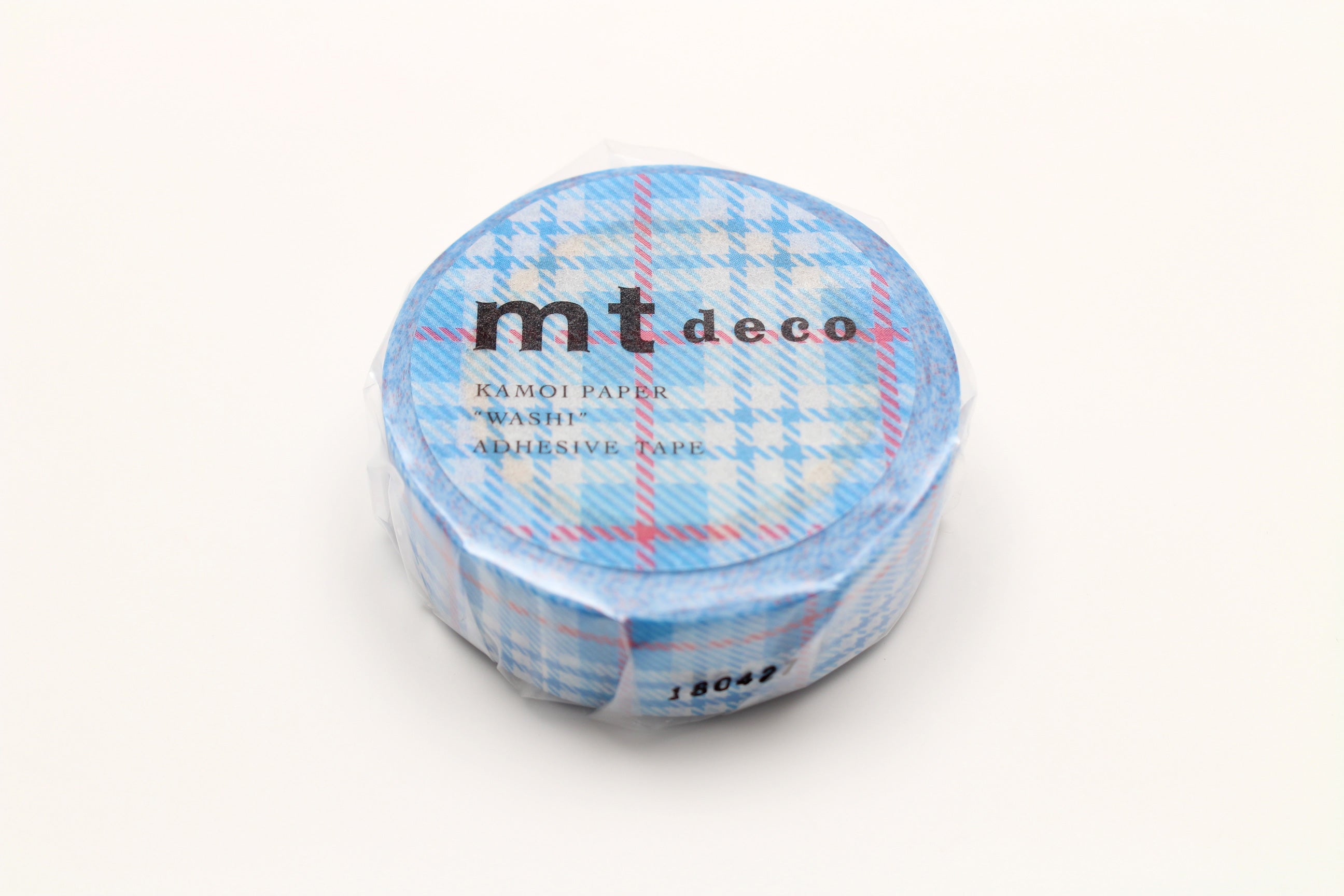 mt Basic - Check Light Blue - 15mm Washi Tape