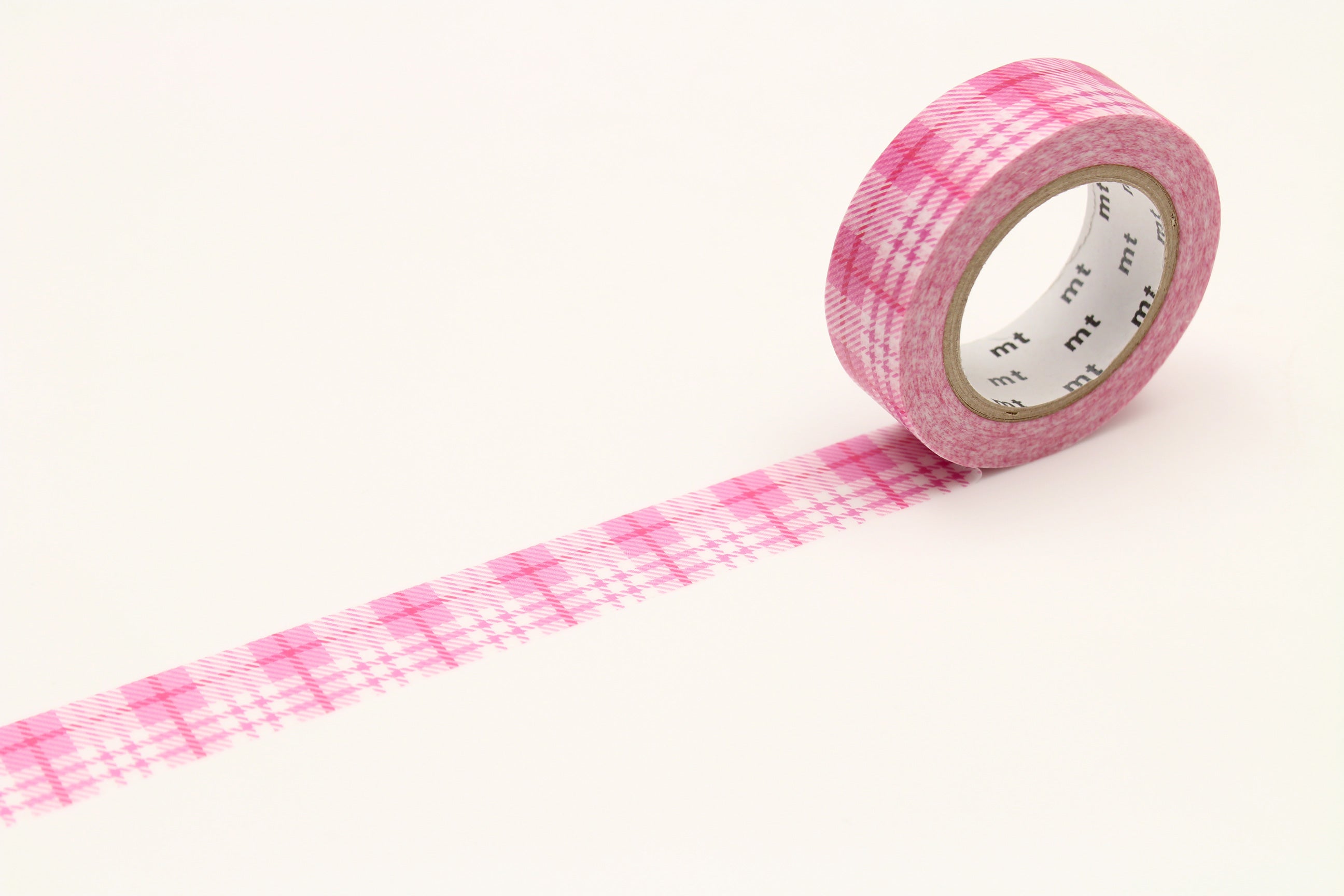 mt Basic - Check Light Pink - 15mm Washi Tape