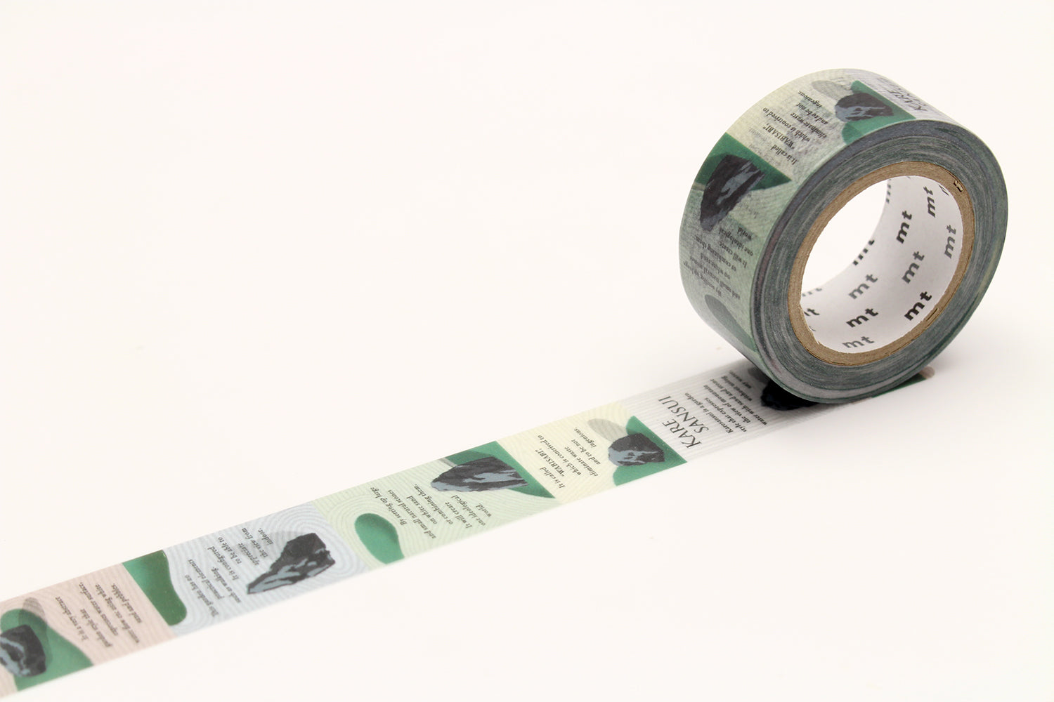 mt ex - Dry Landscape Garden - 20mm Washi Tape