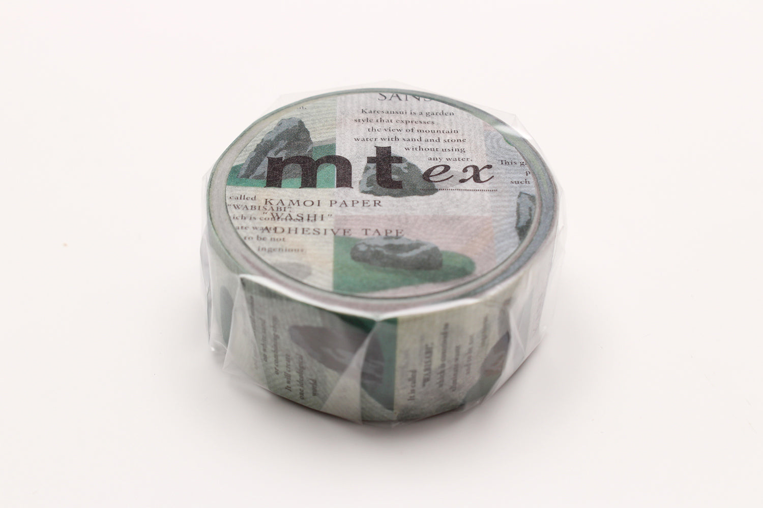 mt ex - Dry Landscape Garden - 20mm Washi Tape