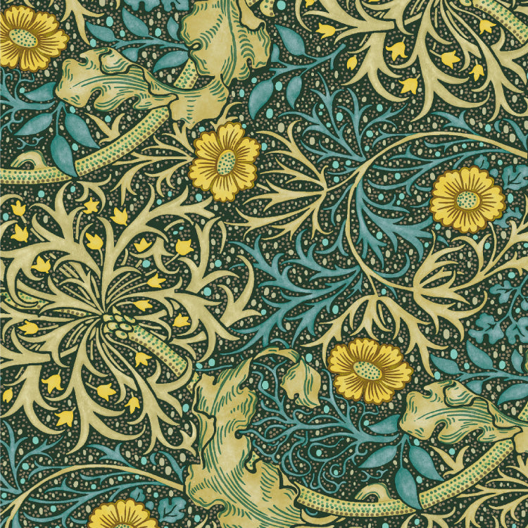 mt Wrap x William Morris - Seaweed - 155mm Washi Gift Wrap