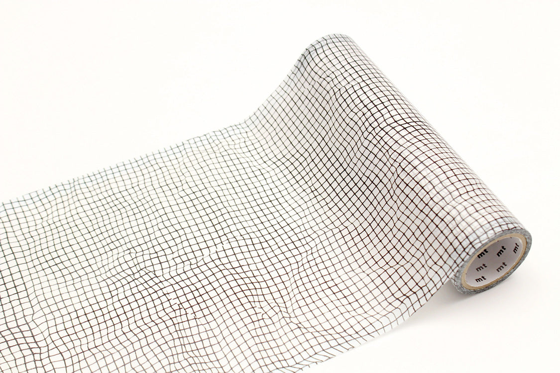 mt Wrap - Wrinkled Grid - 155mm Washi Gift Wrap