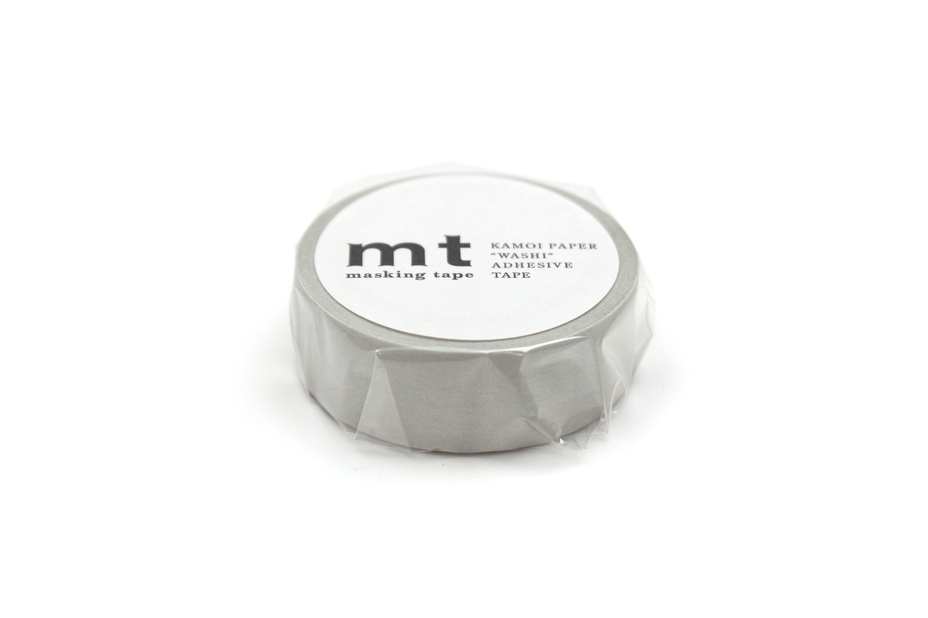 mt Basic - Pastel Pearlgray - 15mm Washi Tape