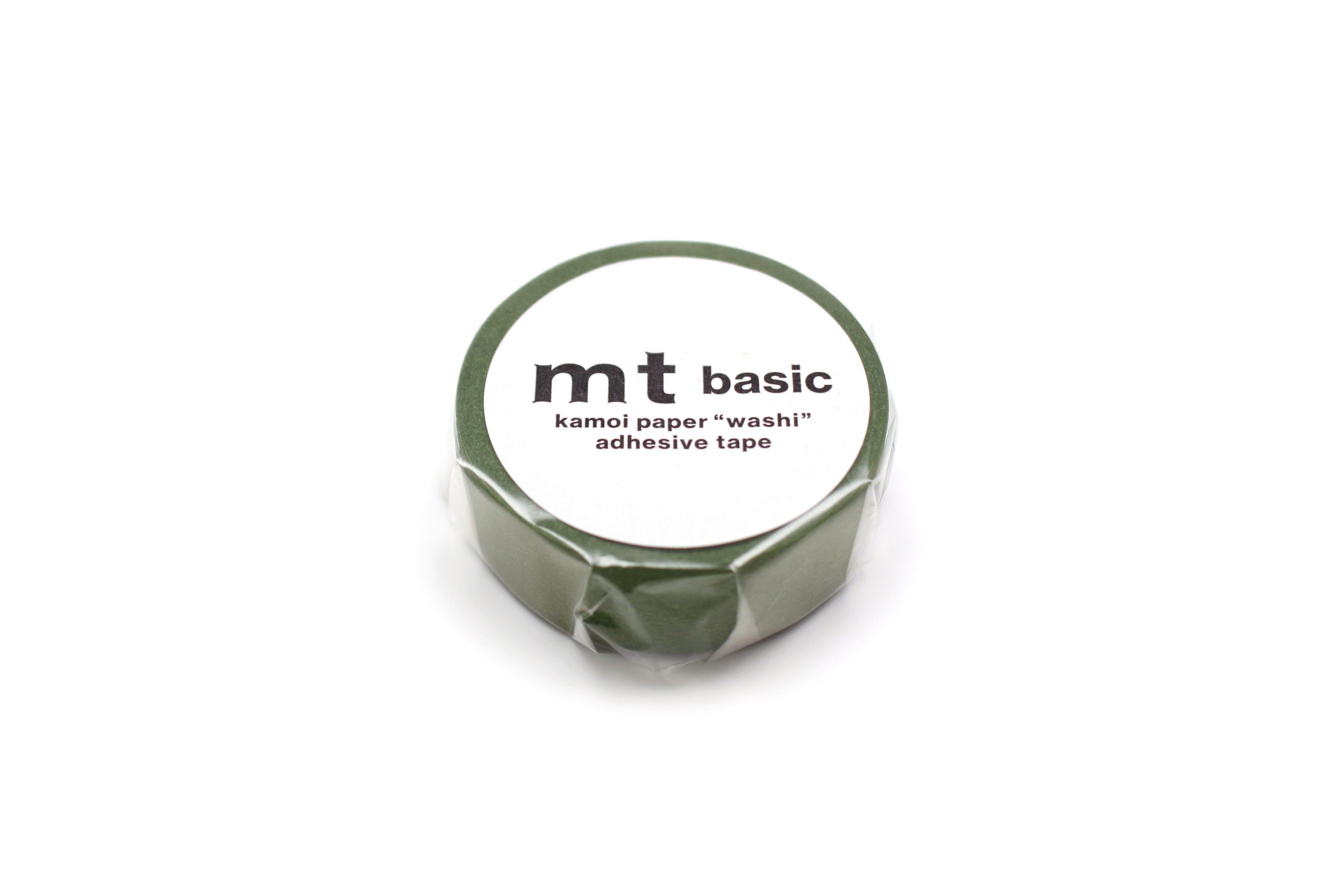 mt Basic - Matte Olive Green - 15mm Washi Tape