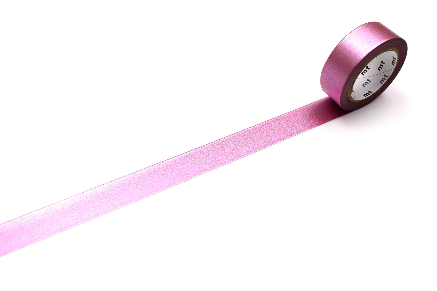 mt Basic - Pink (High Brightness - Metallic Finish) - 15mm Washi Tape