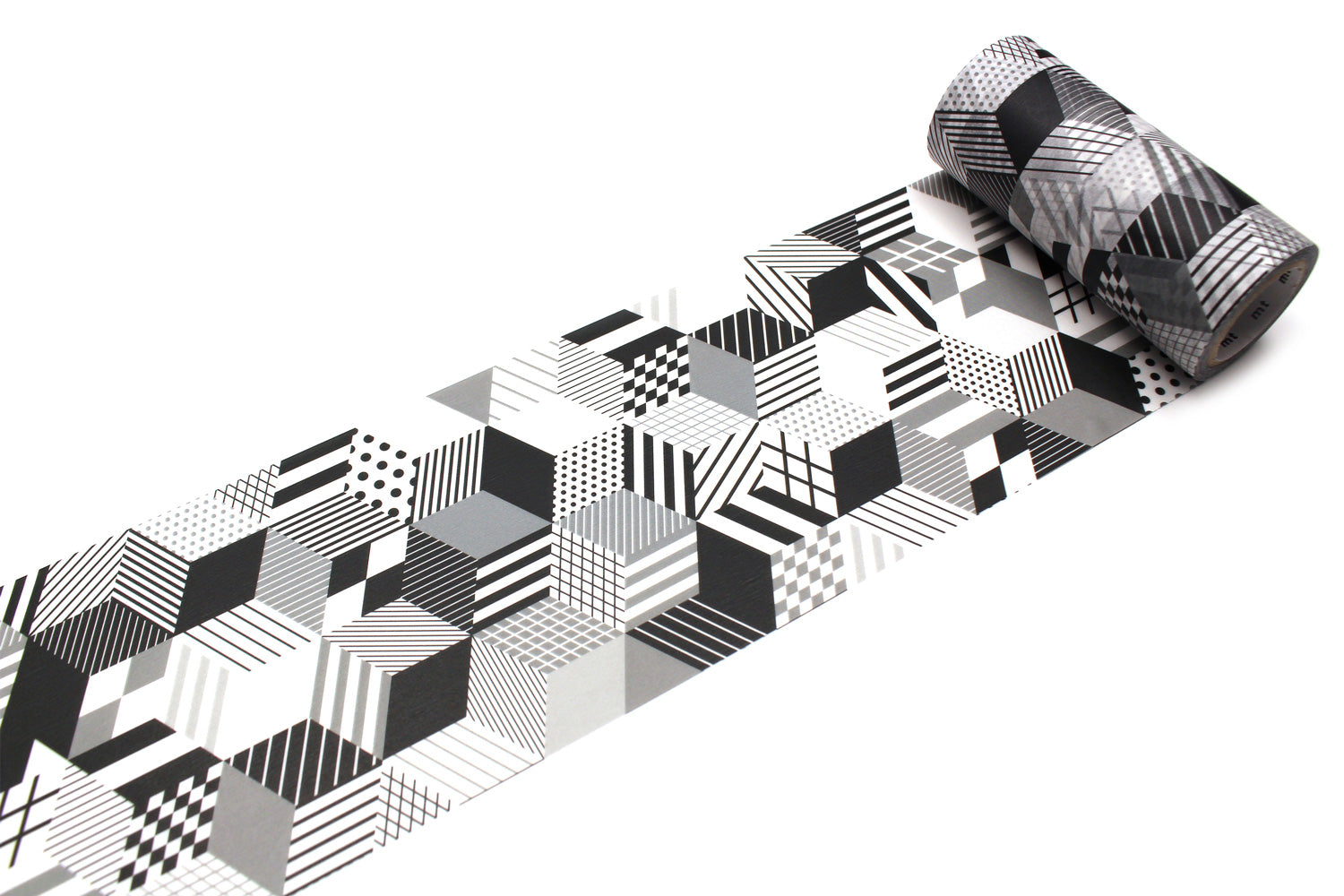 mt Basic - Box Monochrome - 100mm Washi Tape