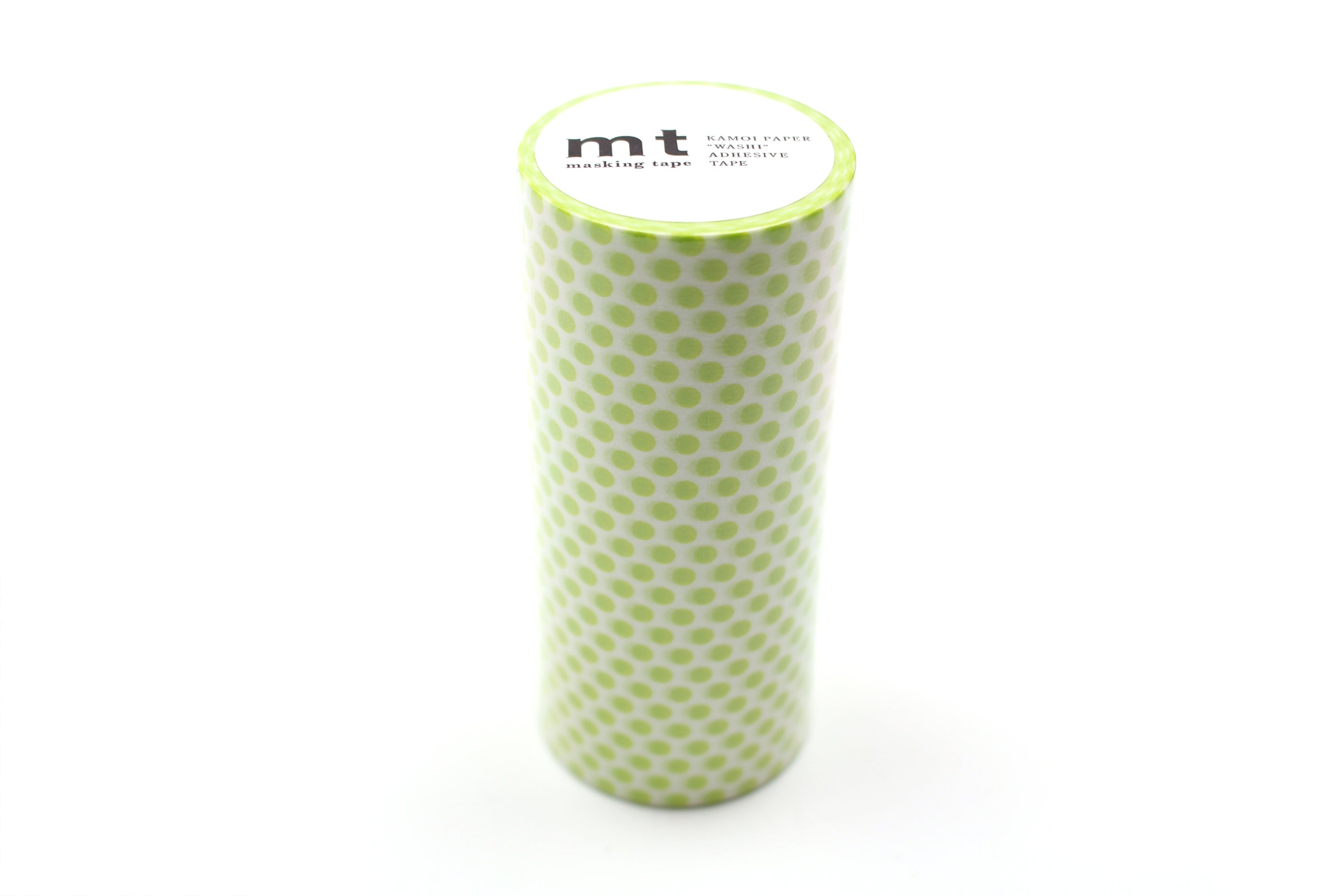 mt Basic - Dot Lime - 100mm Washi Tape
