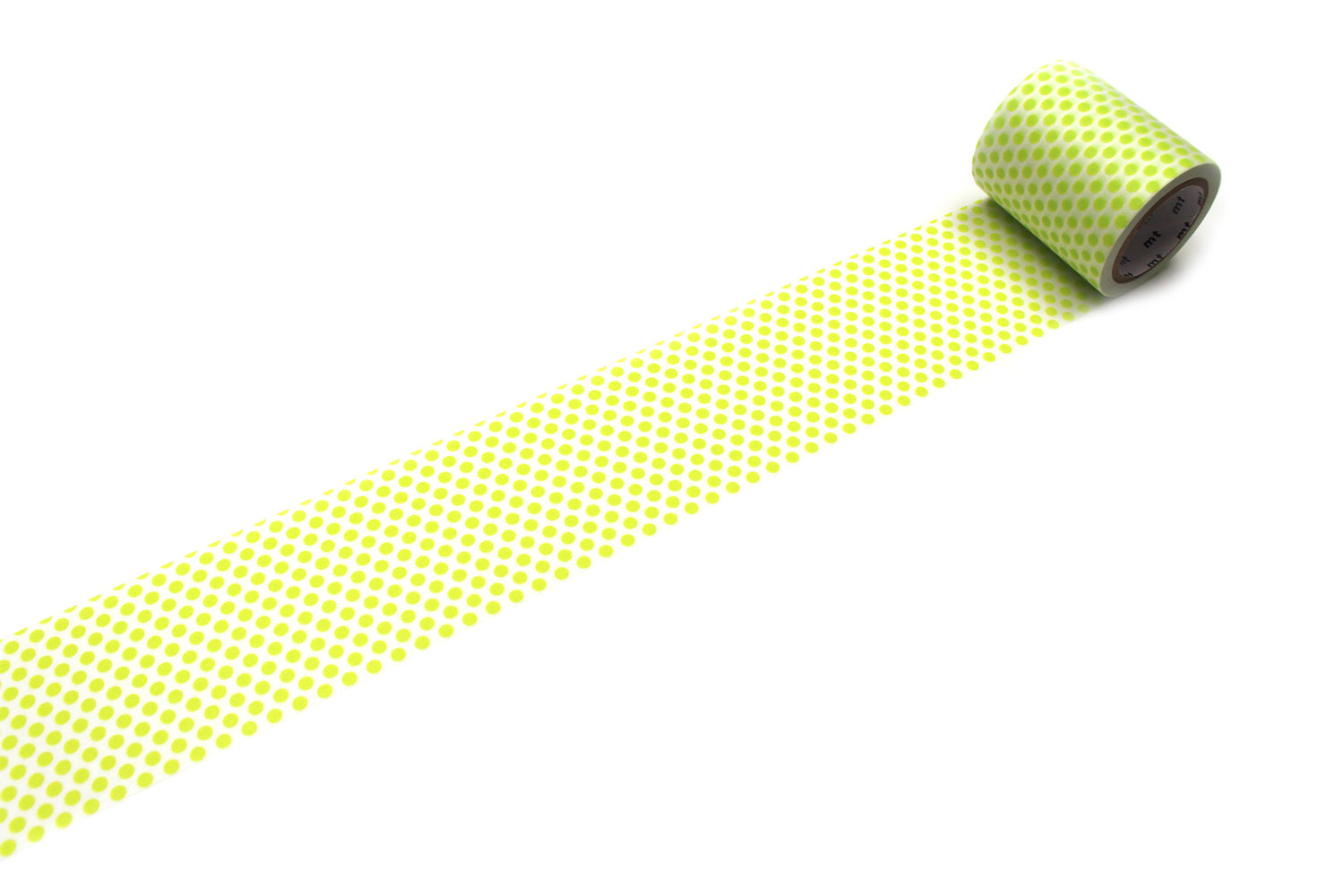 mt Basic - Dot Lime - 50mm Washi Tape