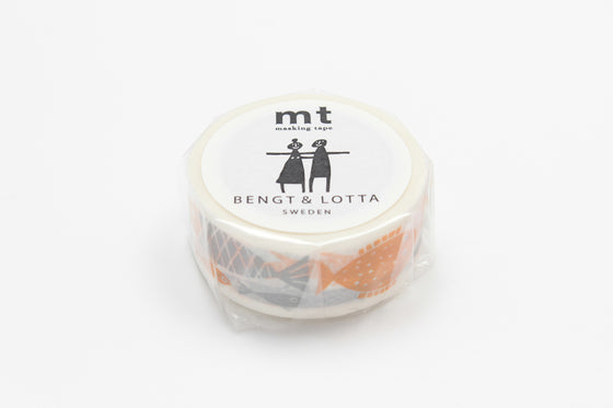 mt x Bengt & Lotta - Fish - 20mm Washi Tape