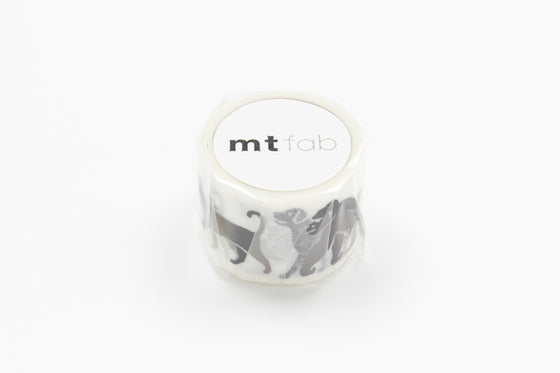 mt fab - Black Animals - 26mm Washi Tape