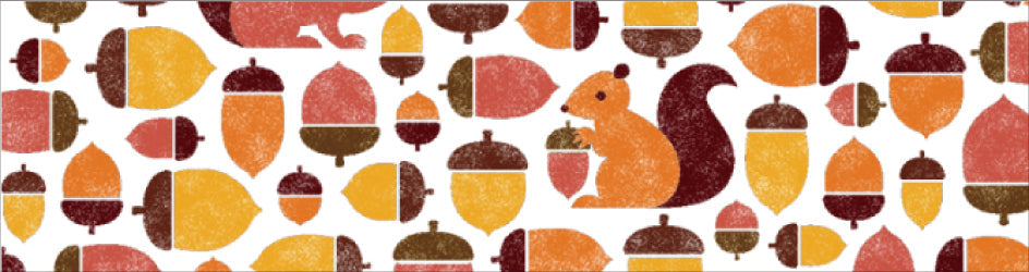 mt ex - Squirrel and Acorn - 15mm Washi Tape