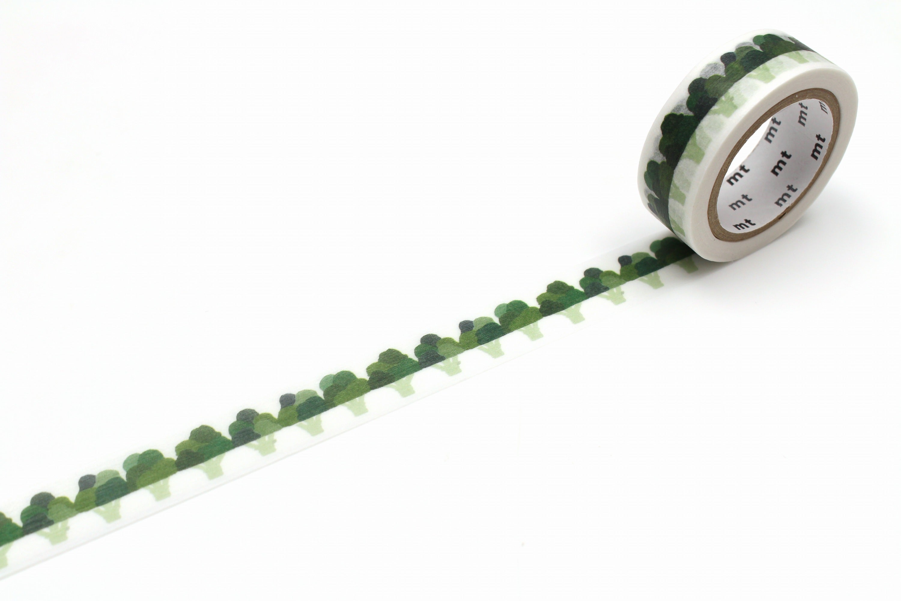 mt ex - Broccoli - 15mm Washi Tape