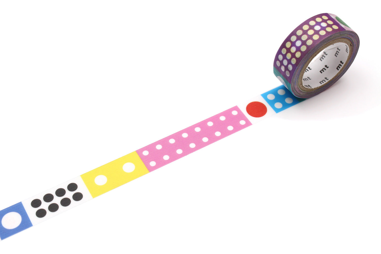 mt x Kapitza - Polka Dot Ice - 15mm Washi Tape