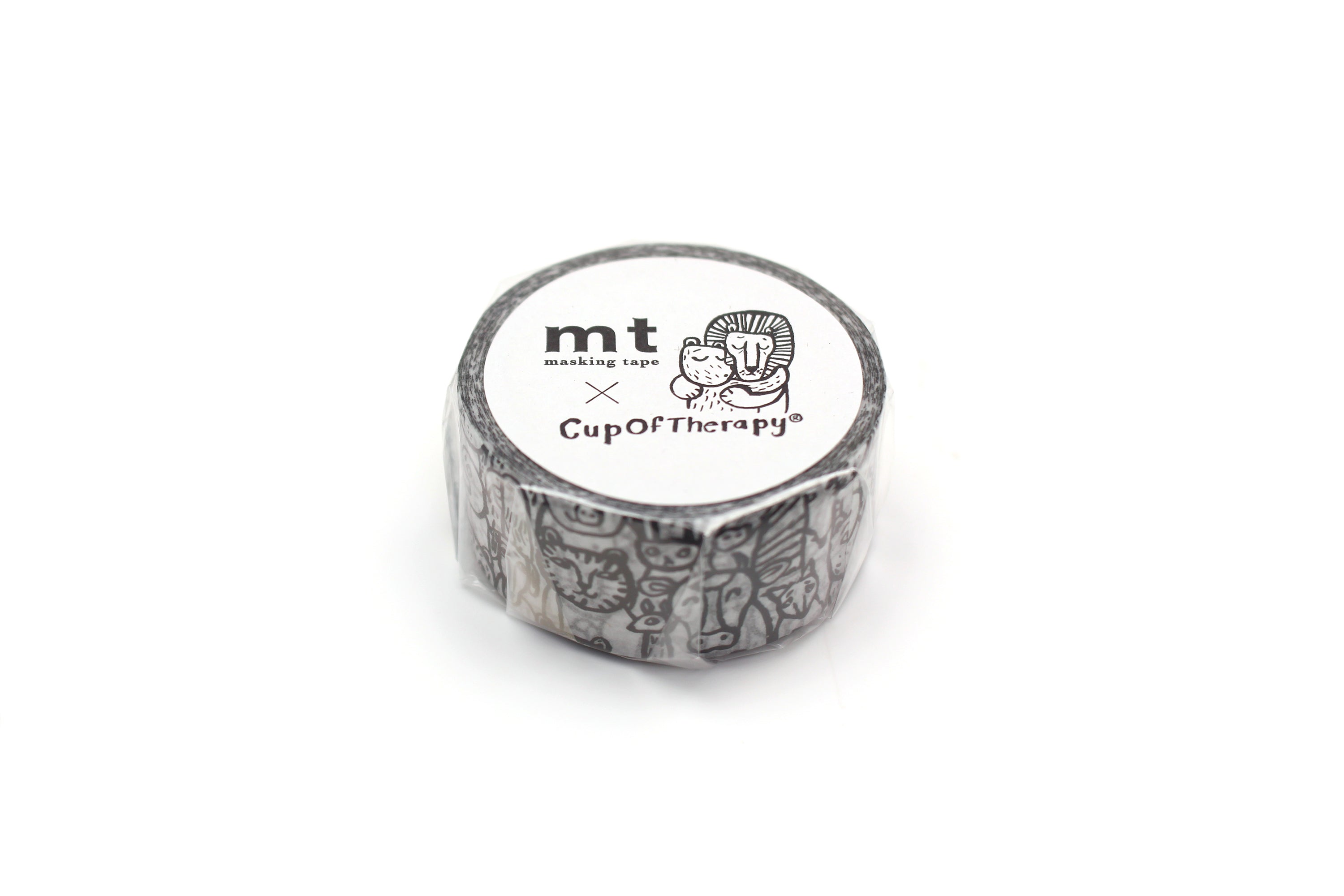 mt x CupOfTherapy - Animals - 20mm Washi Tape