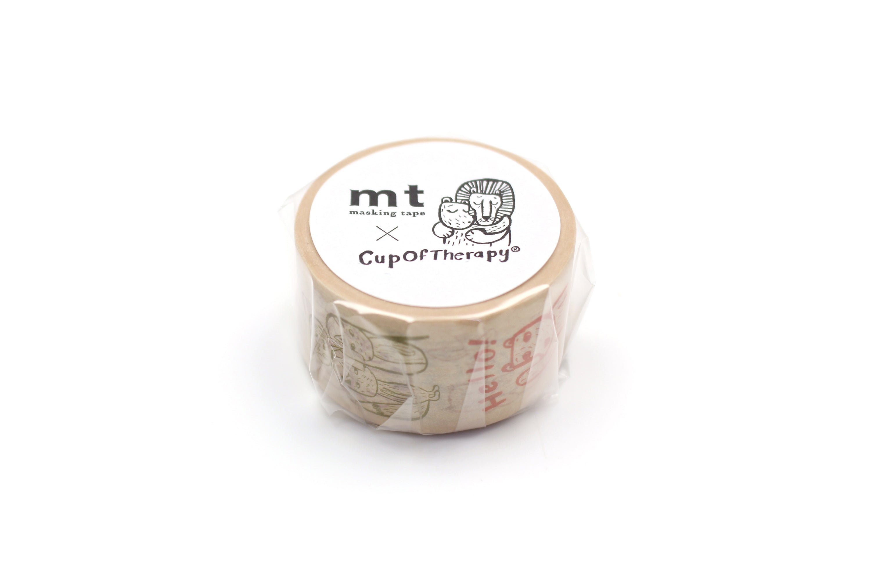 mt x CupOfTherapy - Message - 25mm Washi Tape