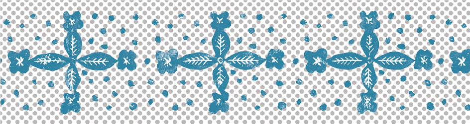 mt x Mina Perhonen Foil Stamping - Blooming Night - 24mm Washi Tape